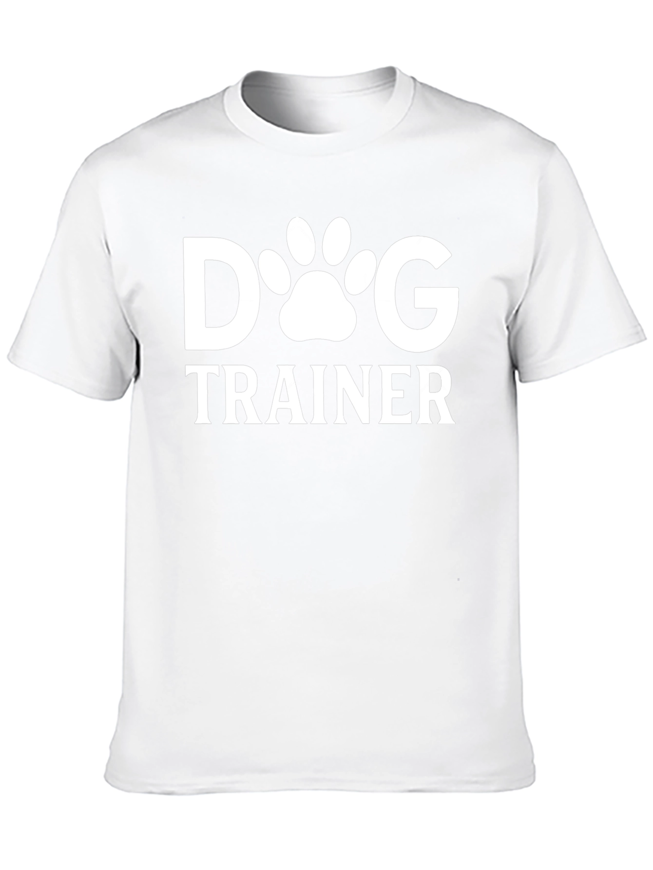 Dog Trainer Graphic Tee - Black Crew Neck