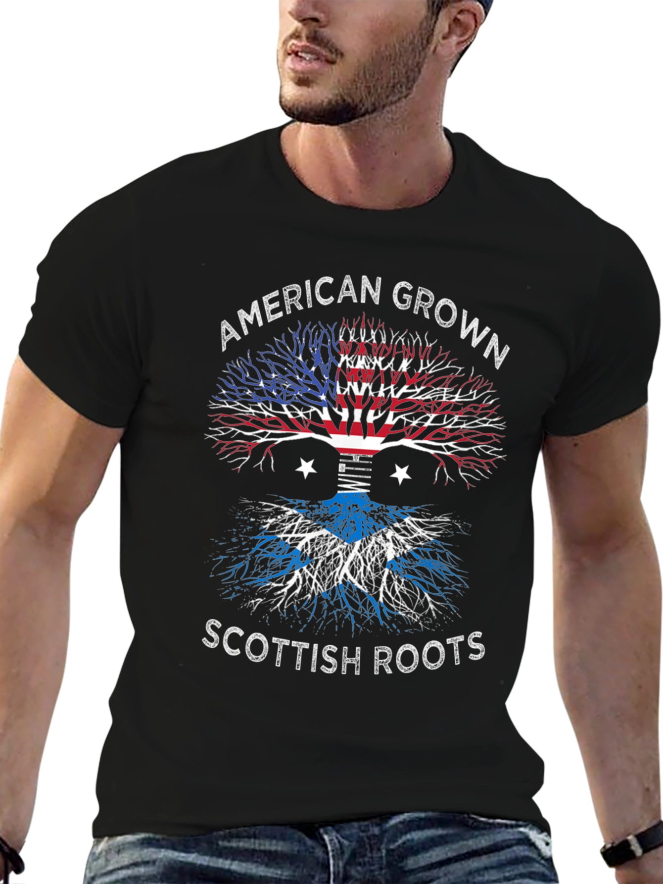 American Grown Scottish Roots T-Shirt