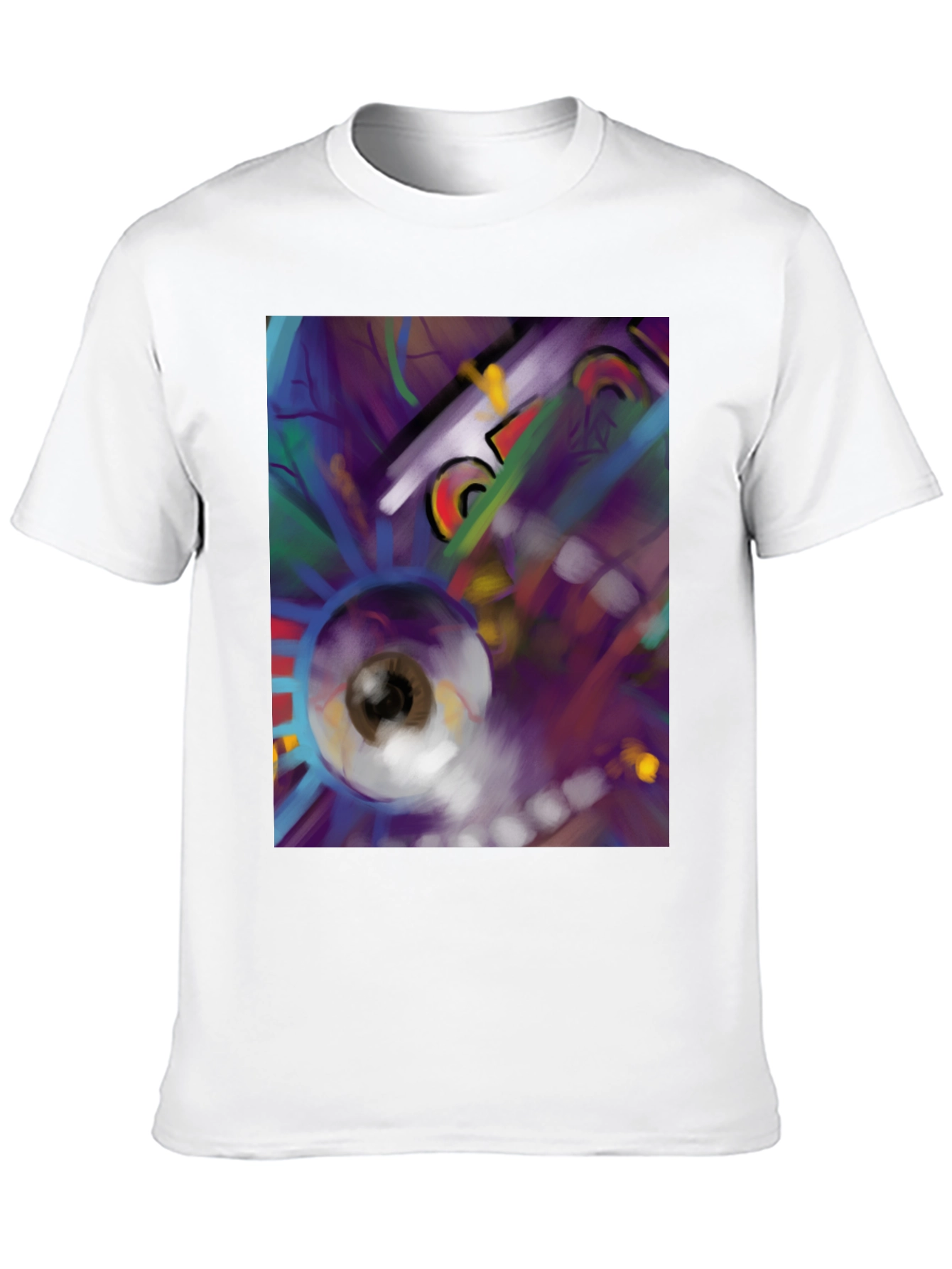 Abstract Eye T-Shirt - Black