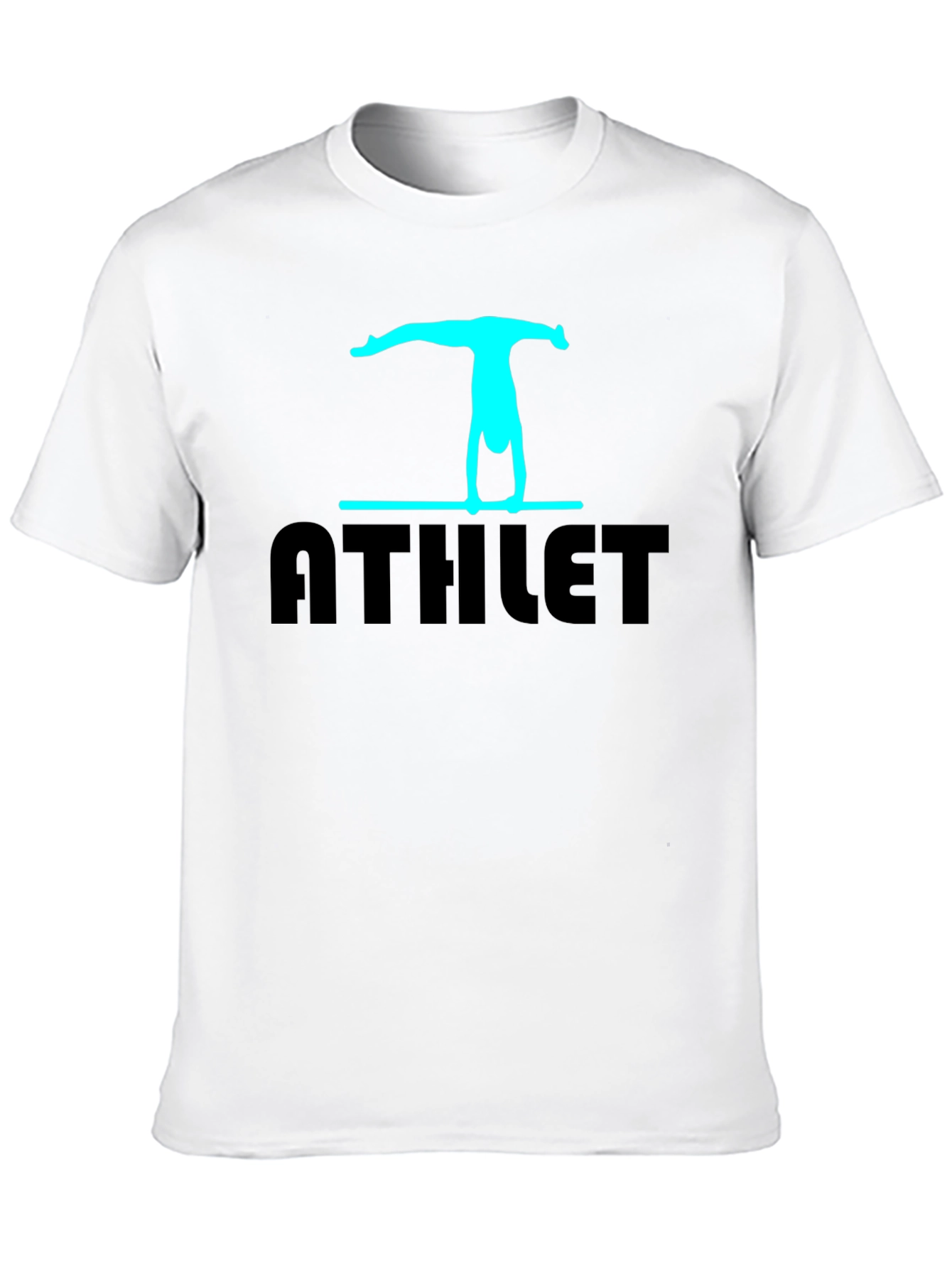Athlete Gymnastics T-Shirt - Black Cotton Blend