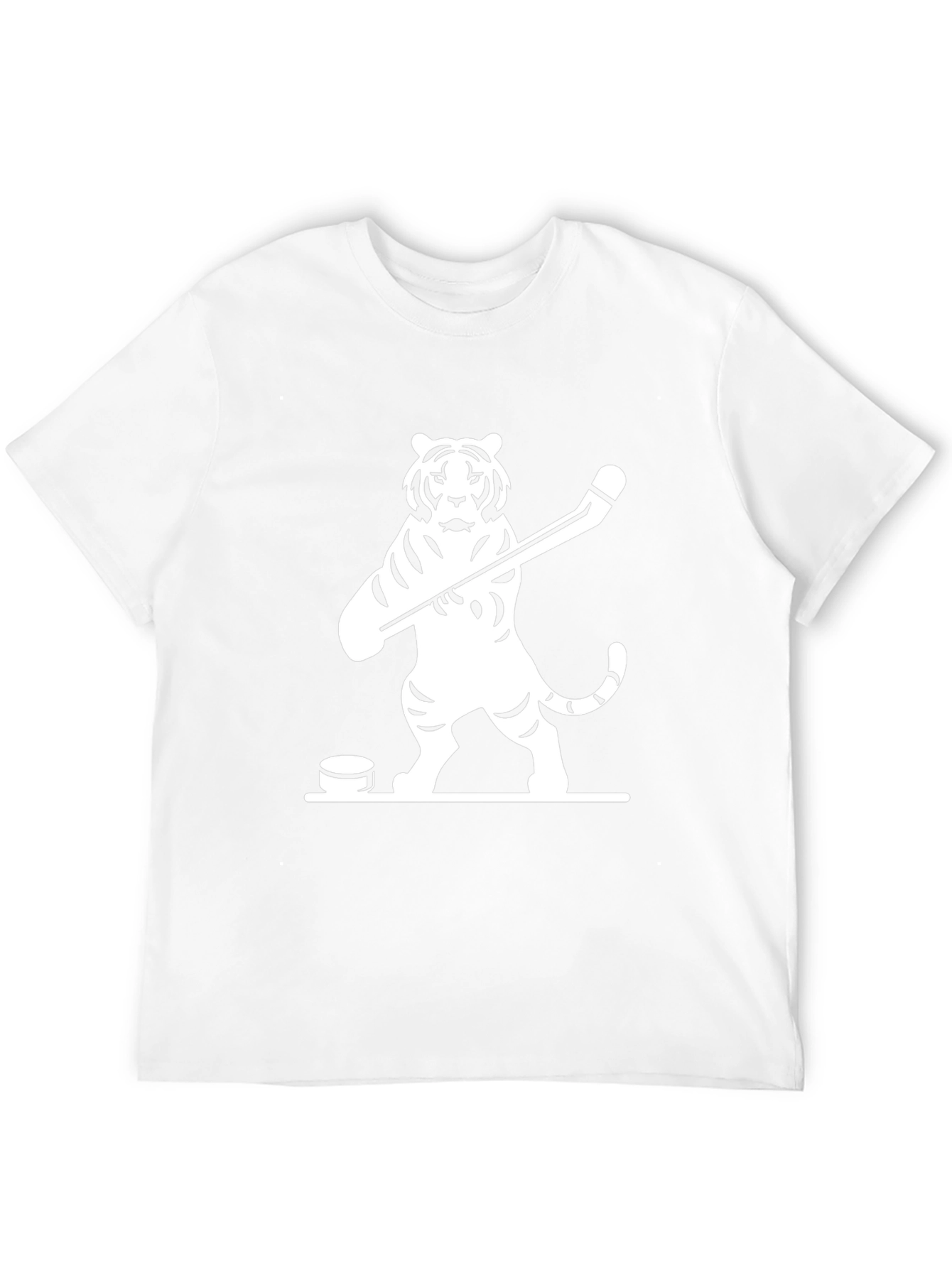 Hockey Tiger Graphic Tee - Black