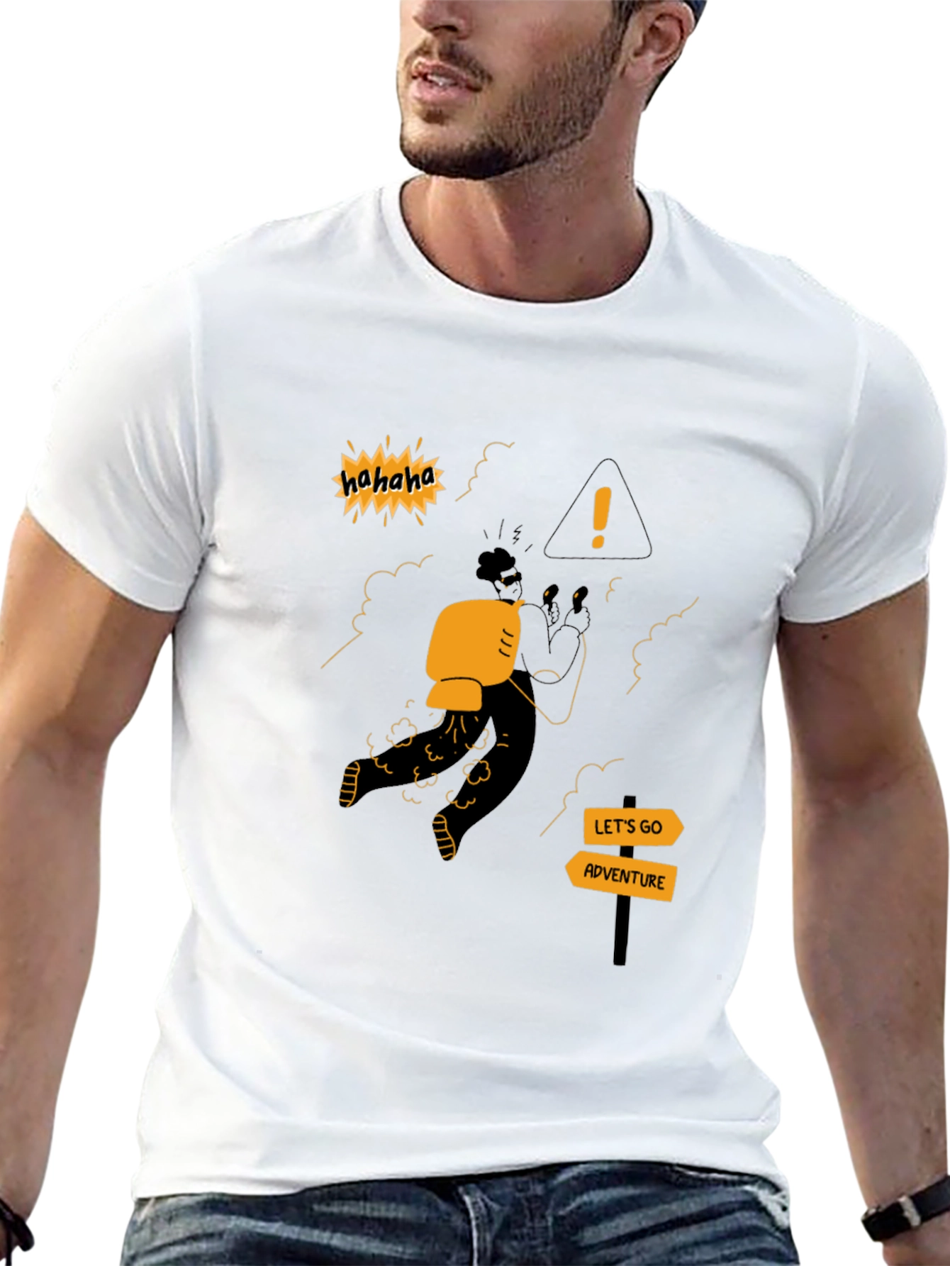 Adventure Seeker T-Shirt - Humorous Graphic Tee