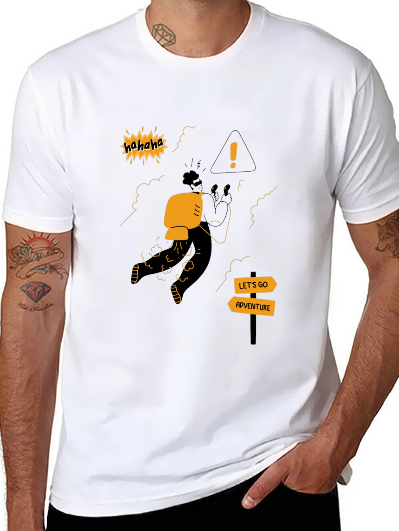 Adventure Seeker T-Shirt - Humorous Graphic Tee