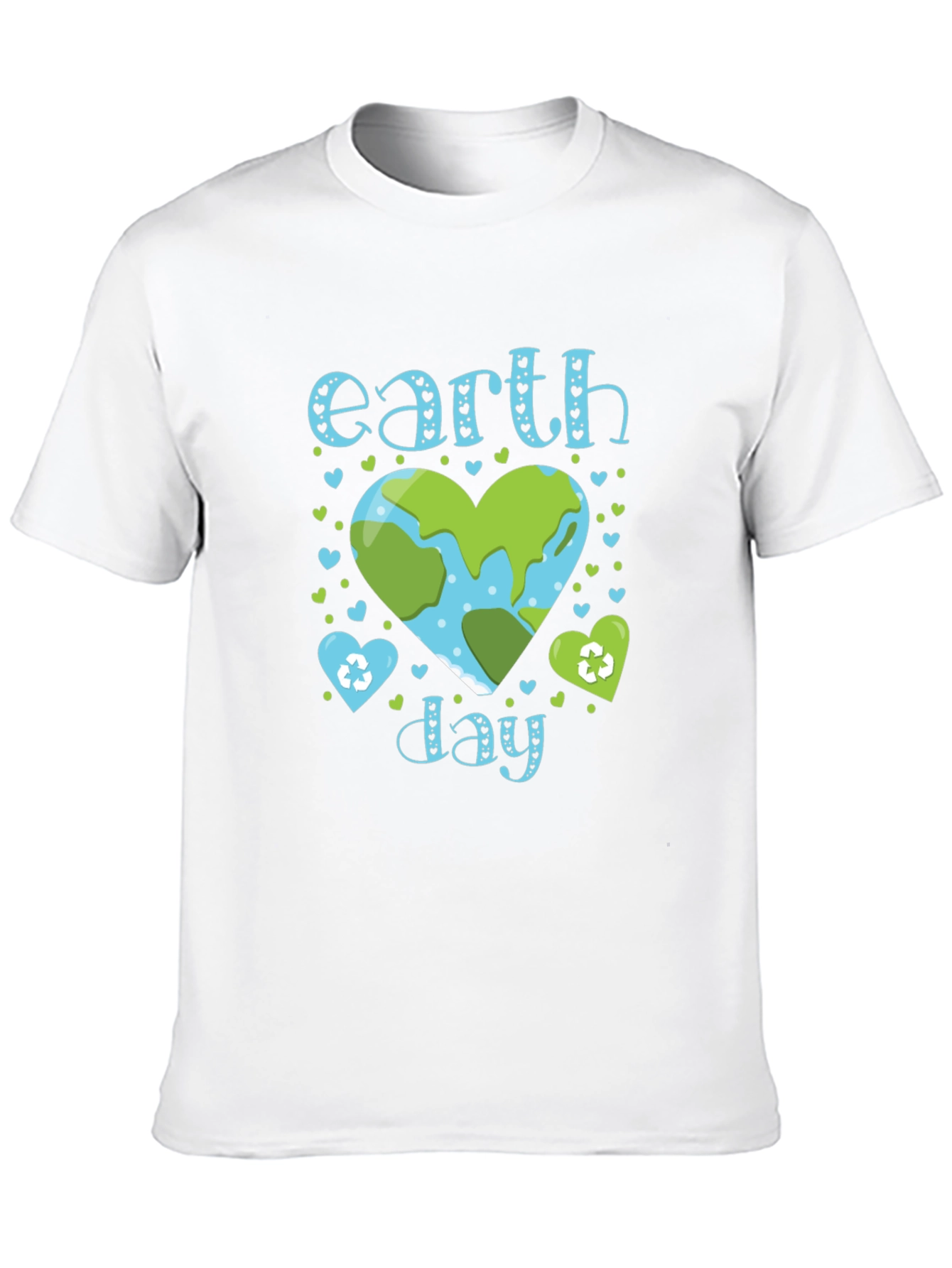 Earth Day T-Shirt Planet Heart Design