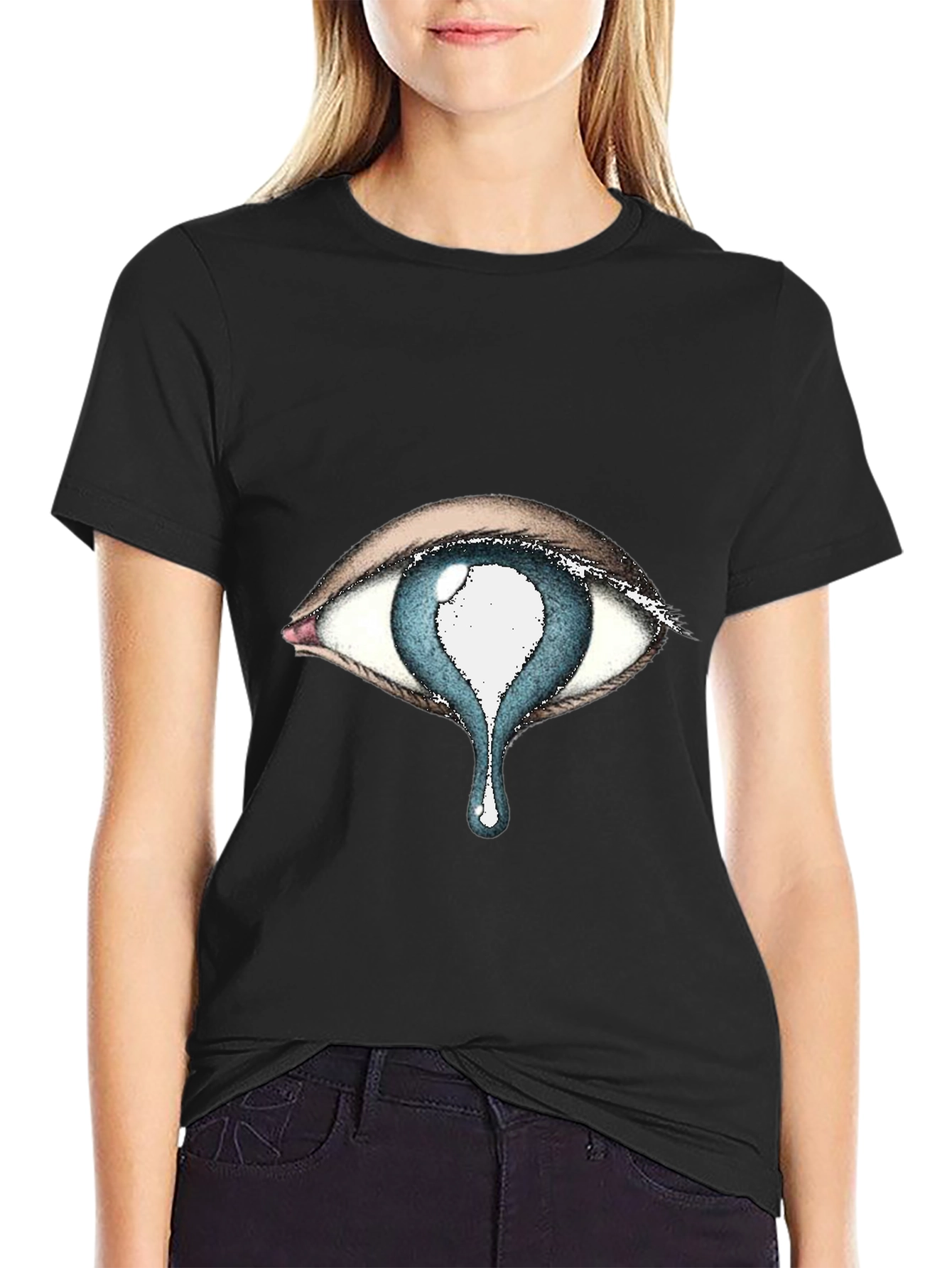 Eye With Tear Drop Graphic Tee