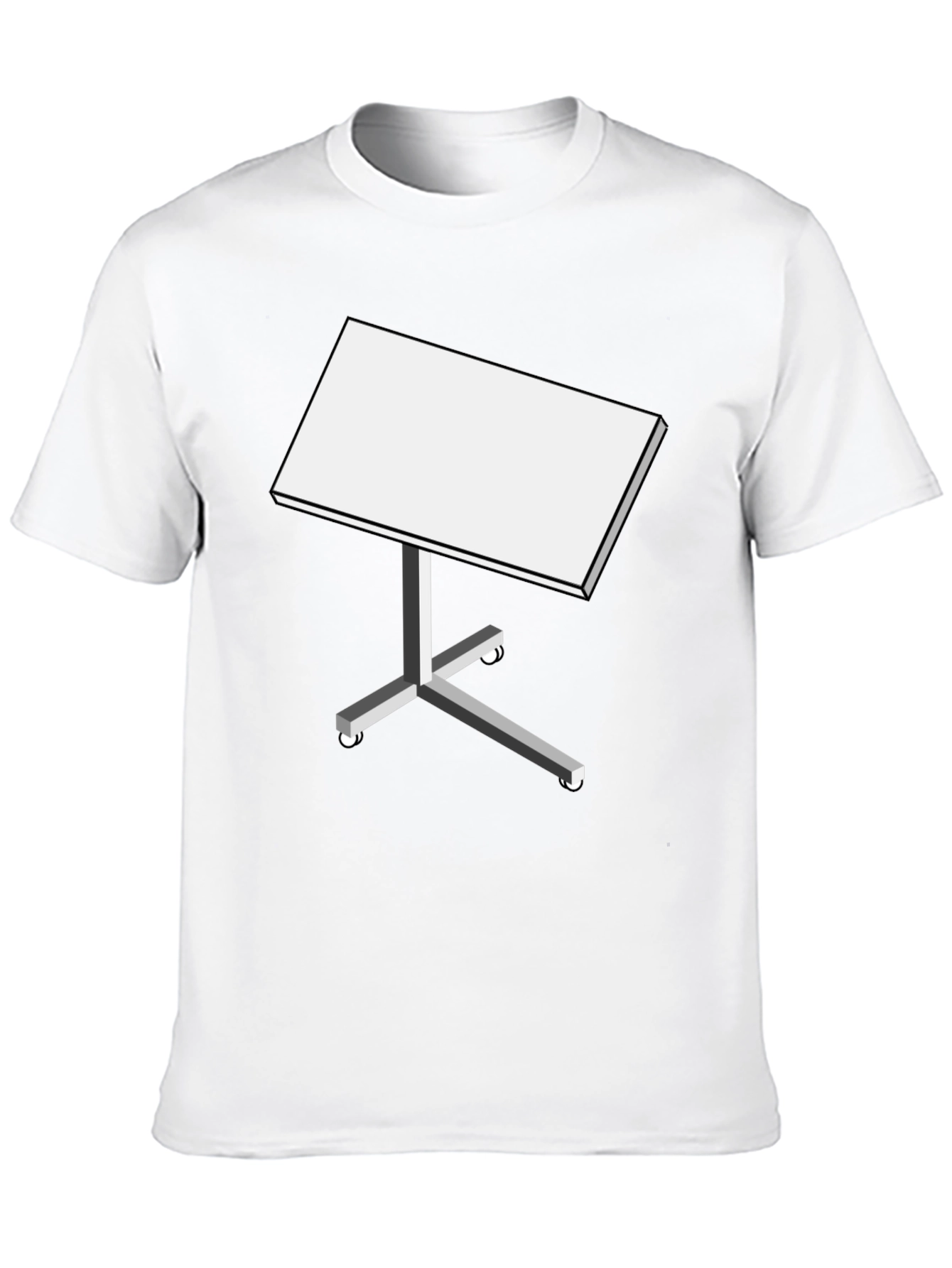 Black T-Shirt with Table Design