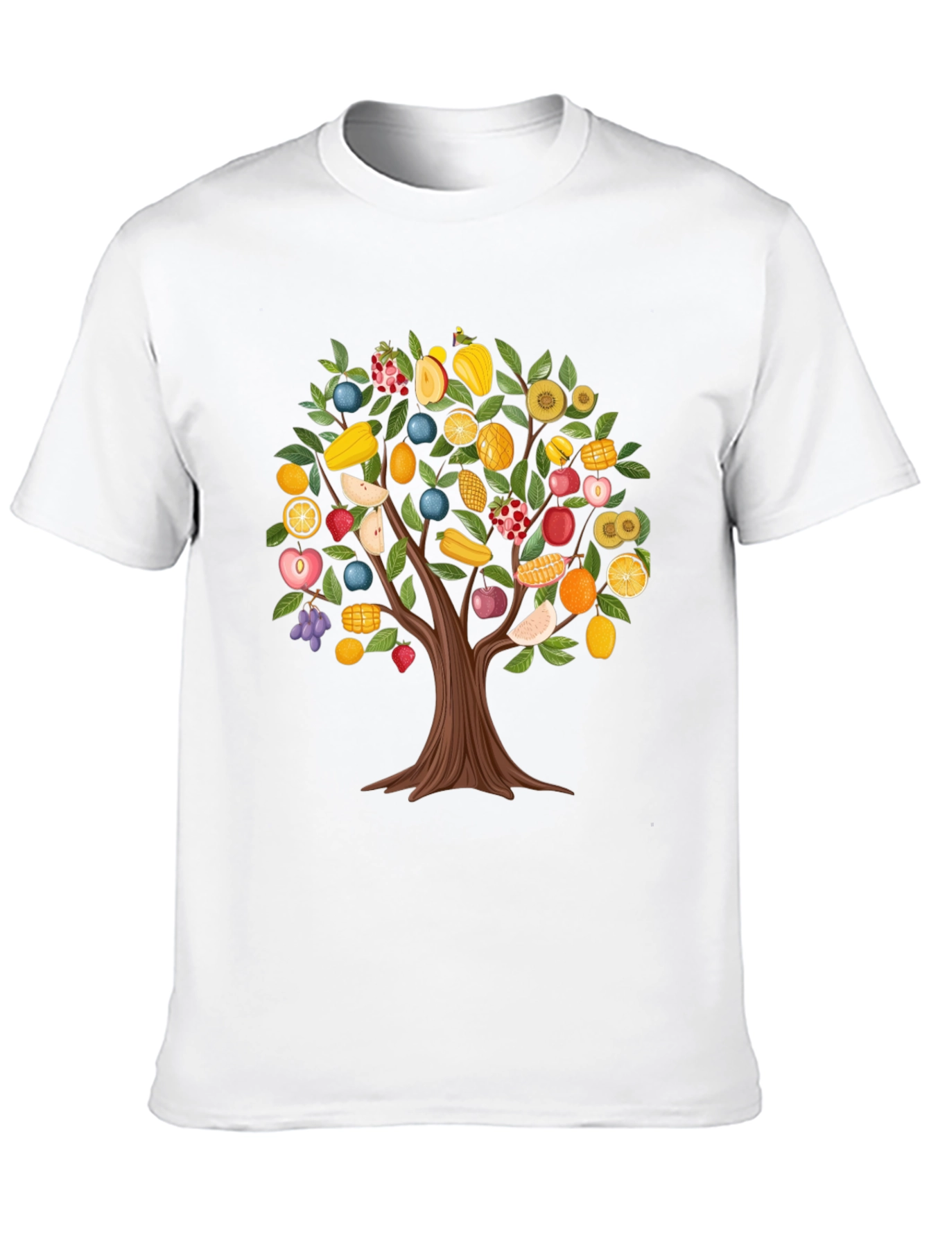 Fruit Tree Graphic T-Shirt - Quirky & Stylish