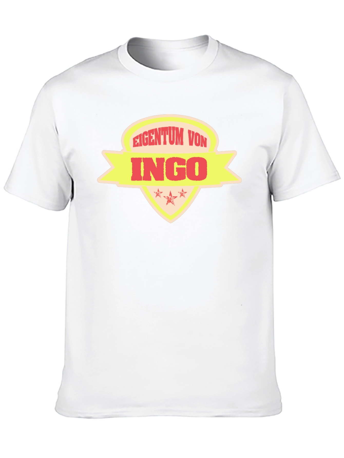Eigentum Von Ingo T-Shirt Black Cotton