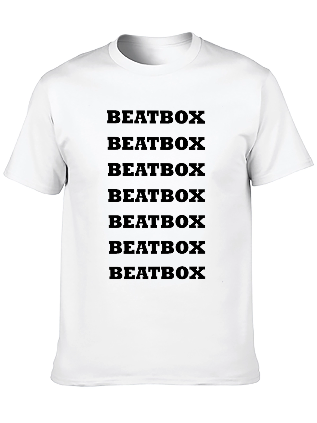 Beatbox Graphic Tee - Black Cotton Crew Neck T-Shirt