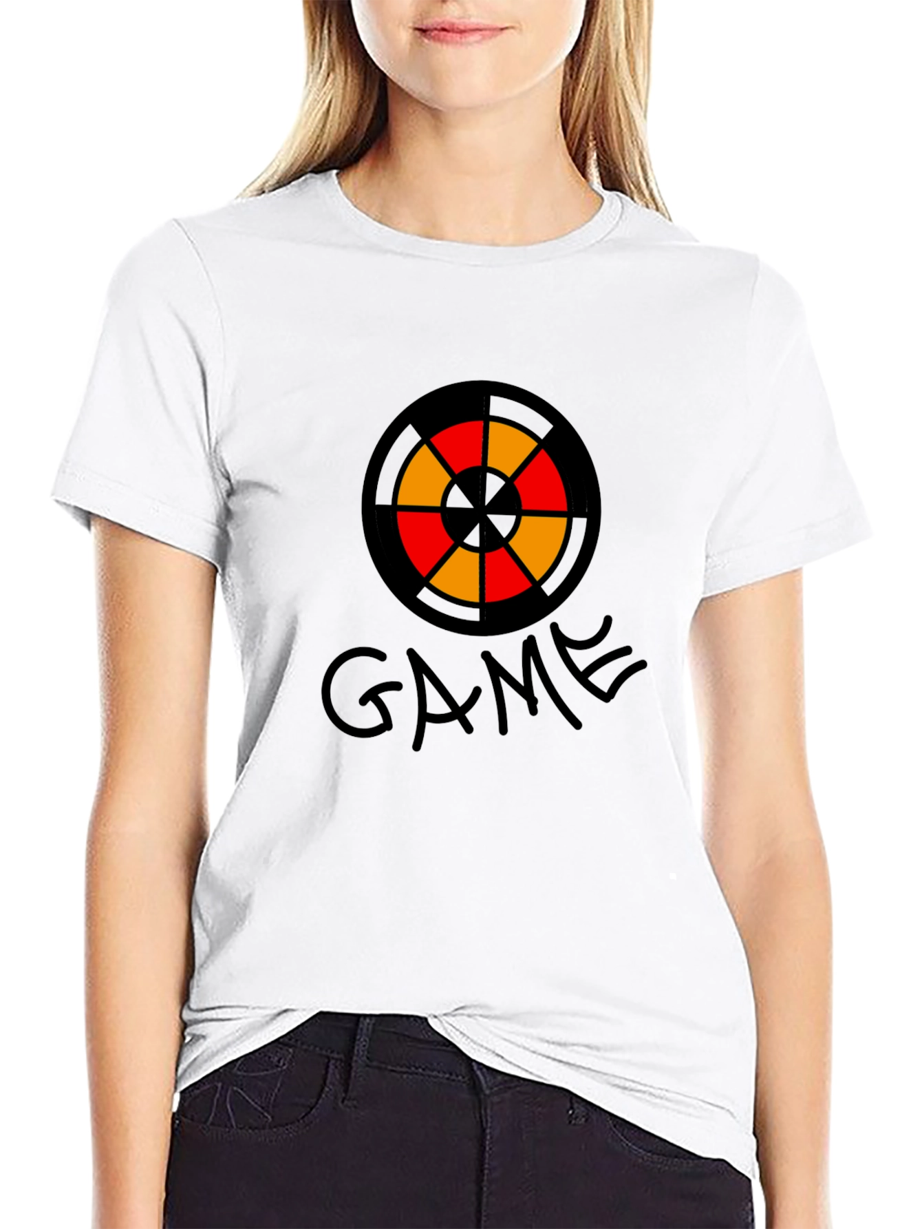 Game Target Graphic Black T-Shirt