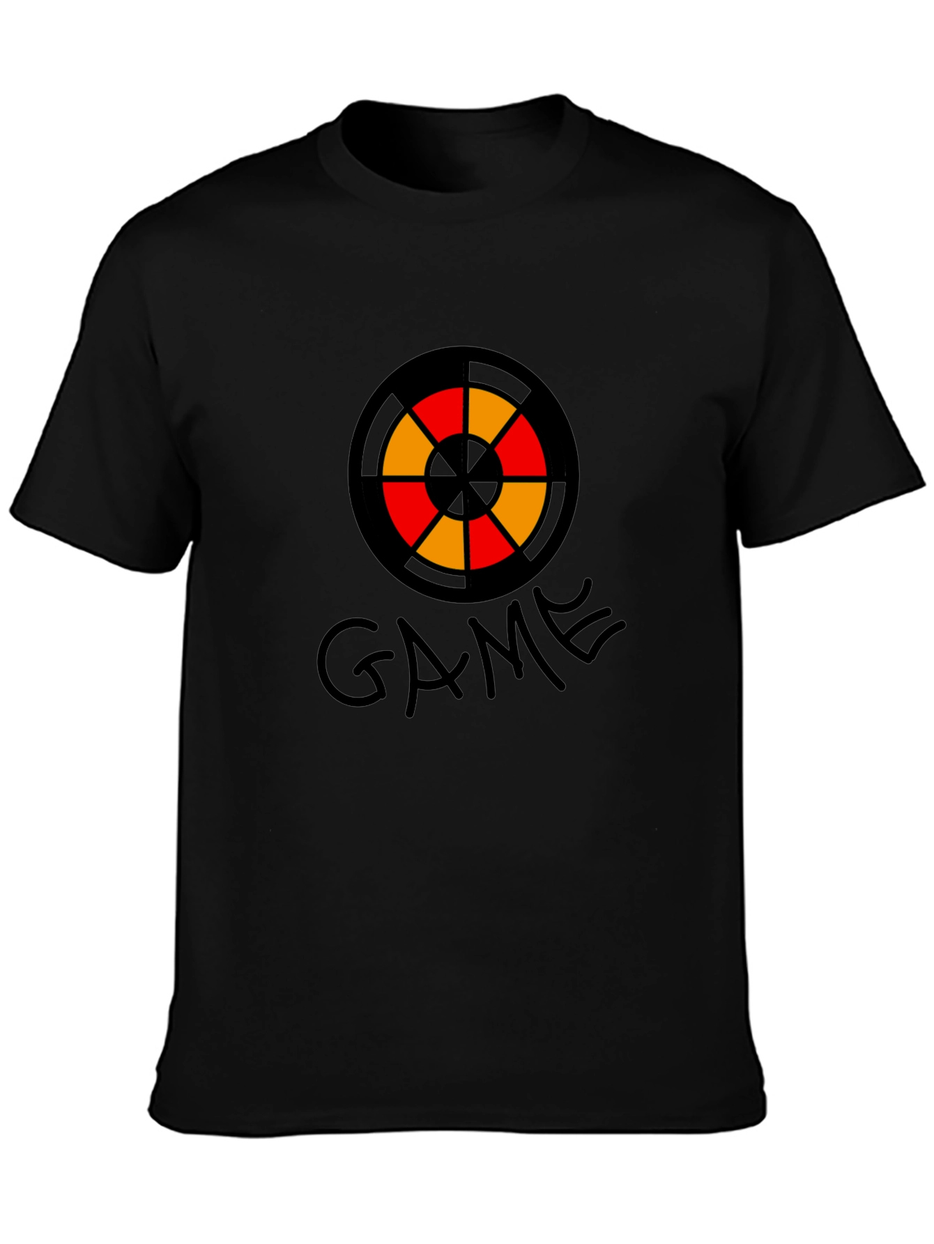 Game Target Graphic Black T-Shirt
