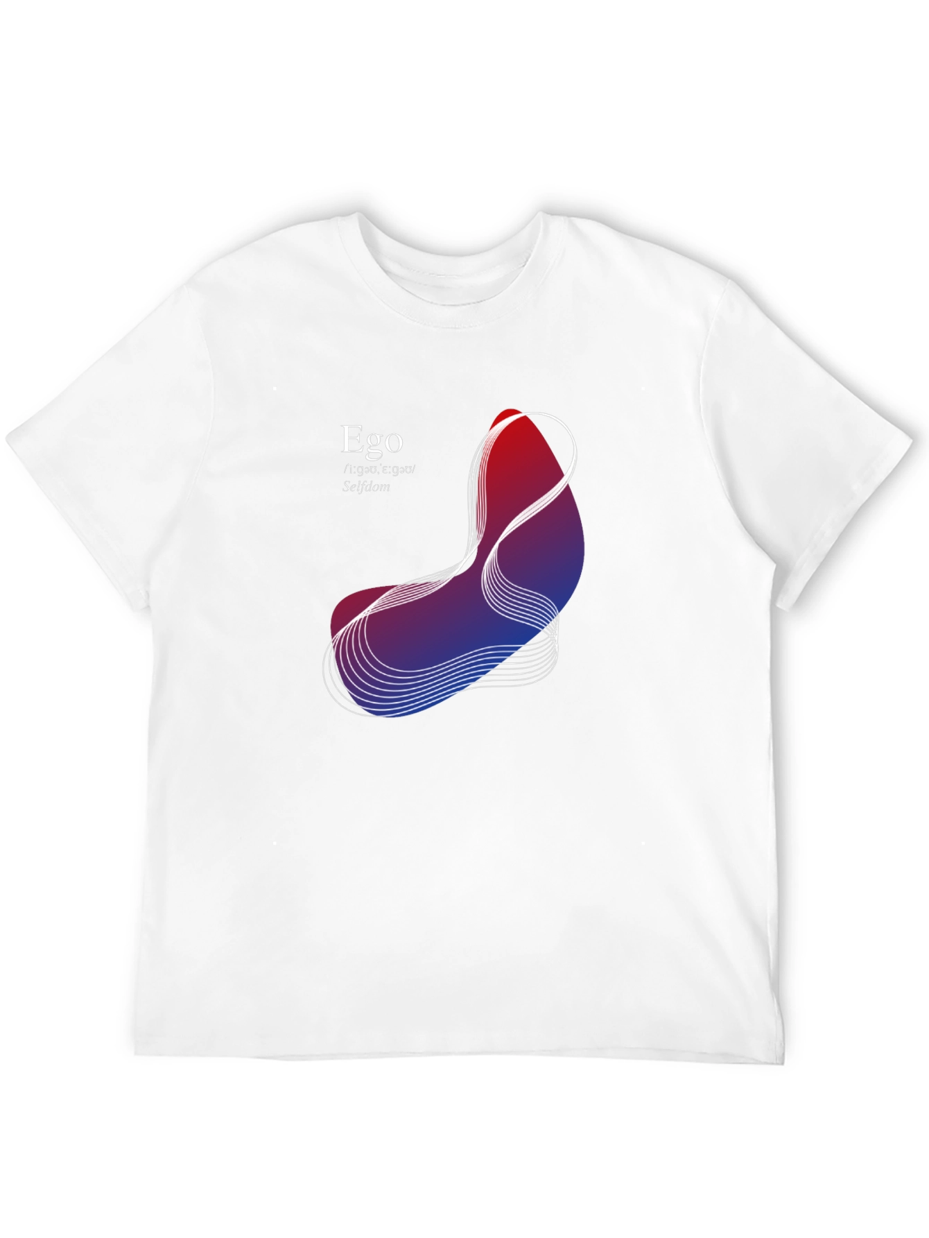 Ego Artistic Graphic Black T-Shirt