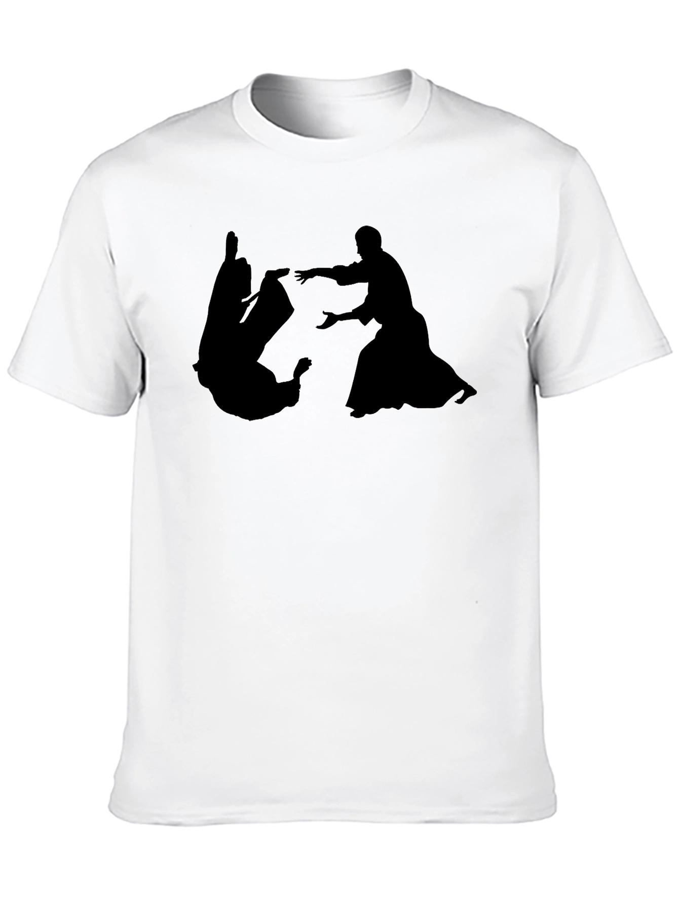 Aikido Silhouette Black T-Shirt