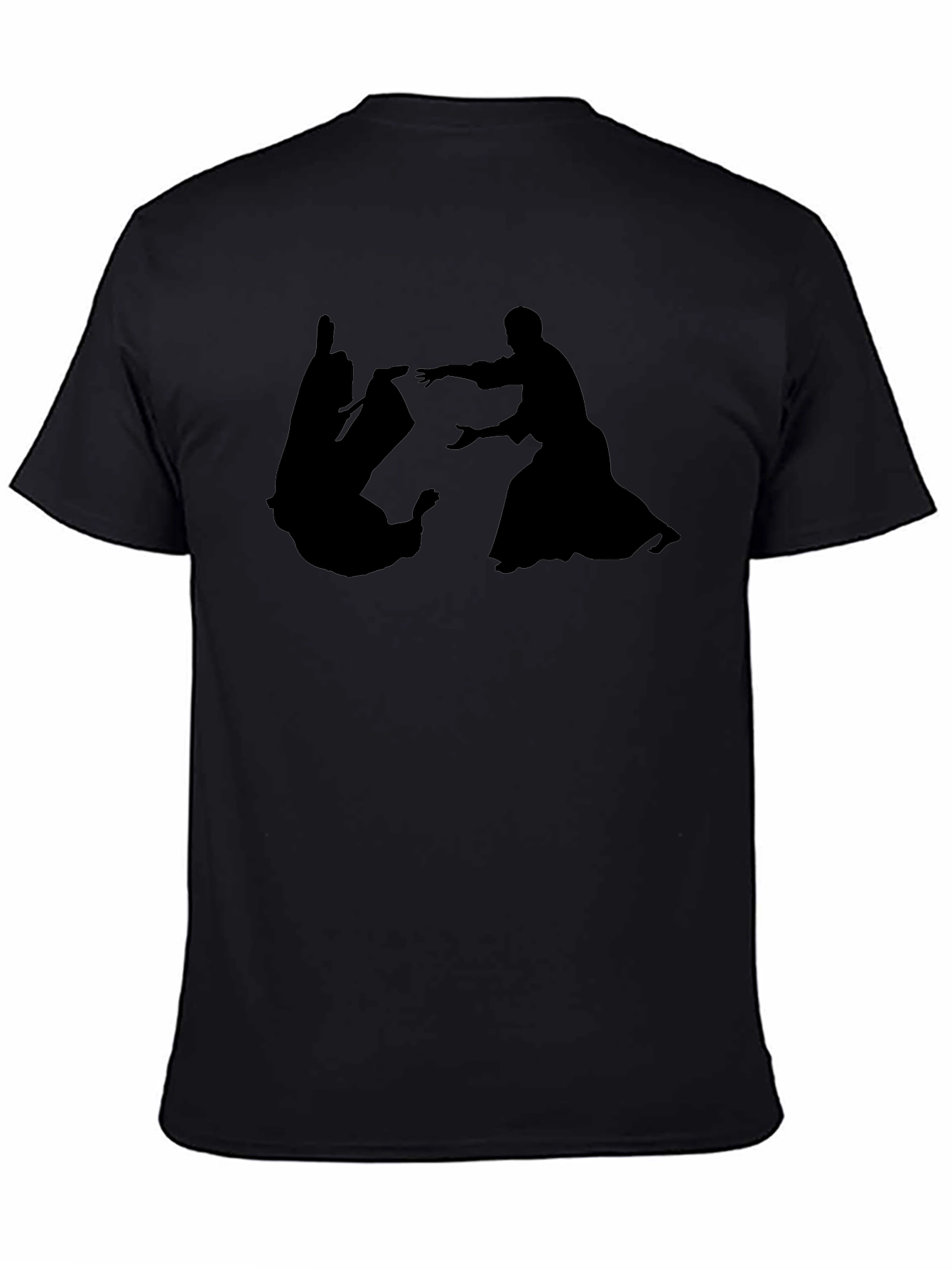 Aikido Silhouette Black T-Shirt