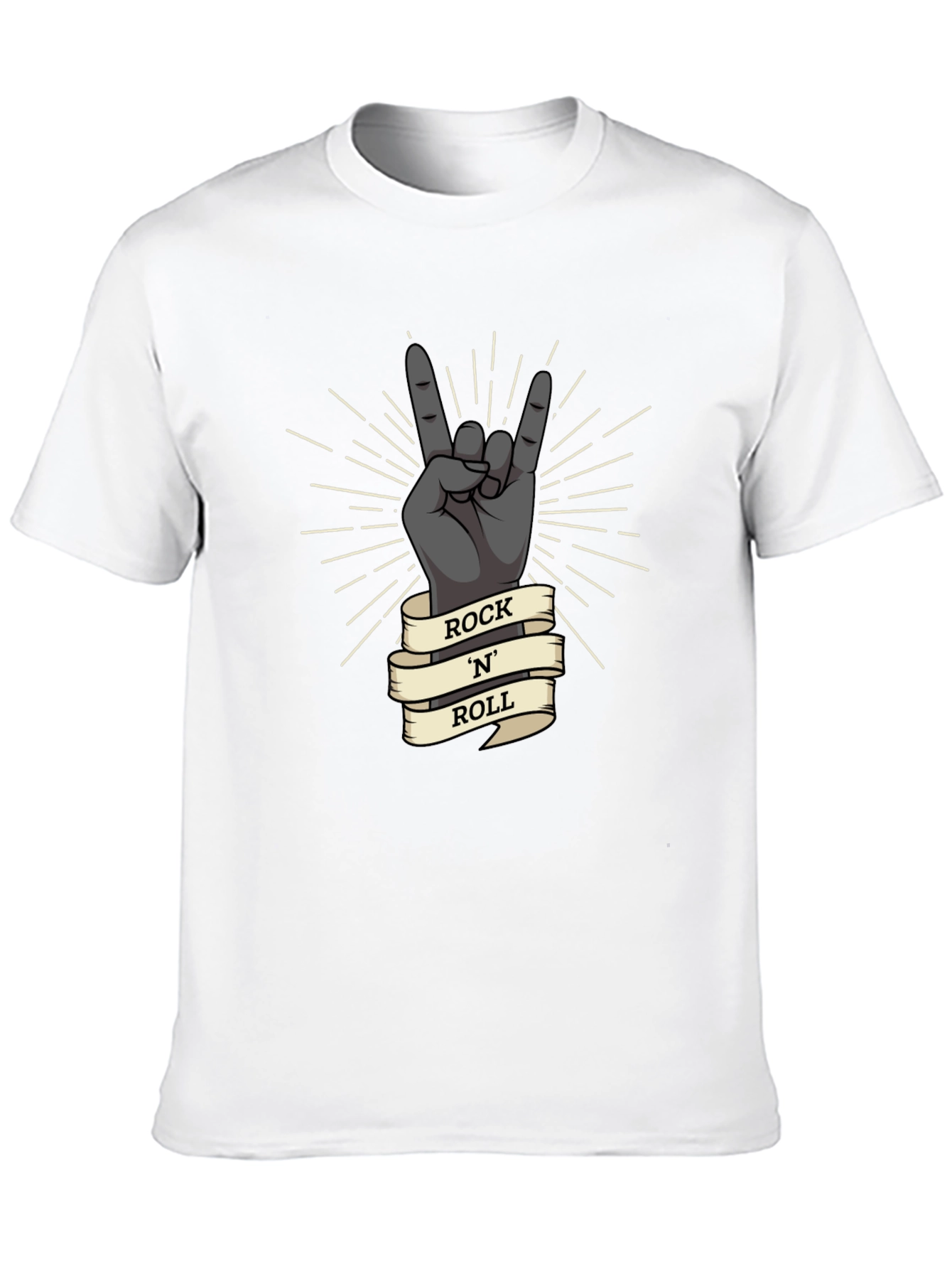 Rock N Roll Hand Gesture Graphic Tee