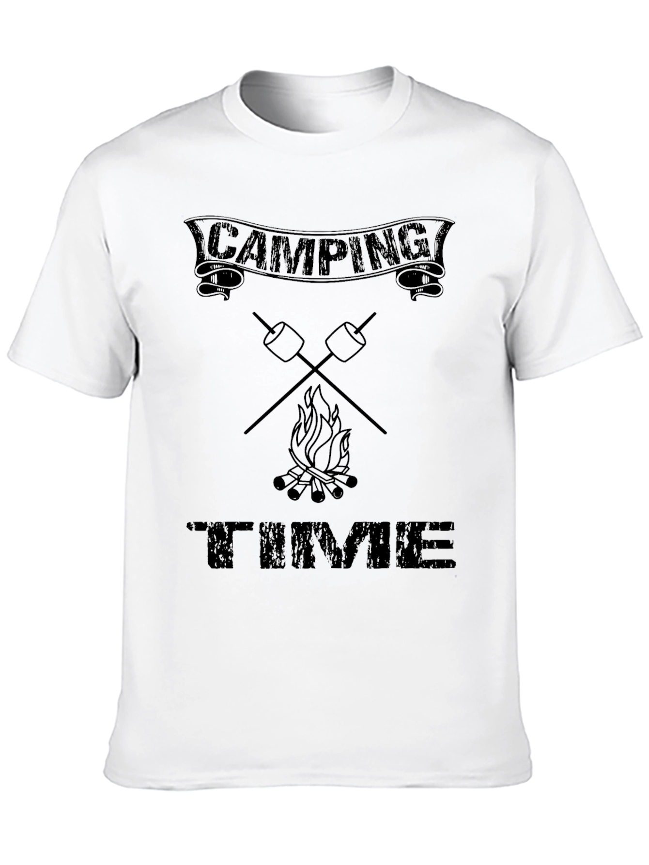 Camping Time Graphic Tee - Black