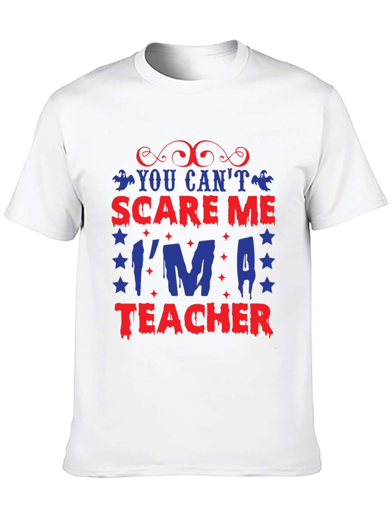 Scare Me Teacher Graphic Tee - Halloween T-Shirt