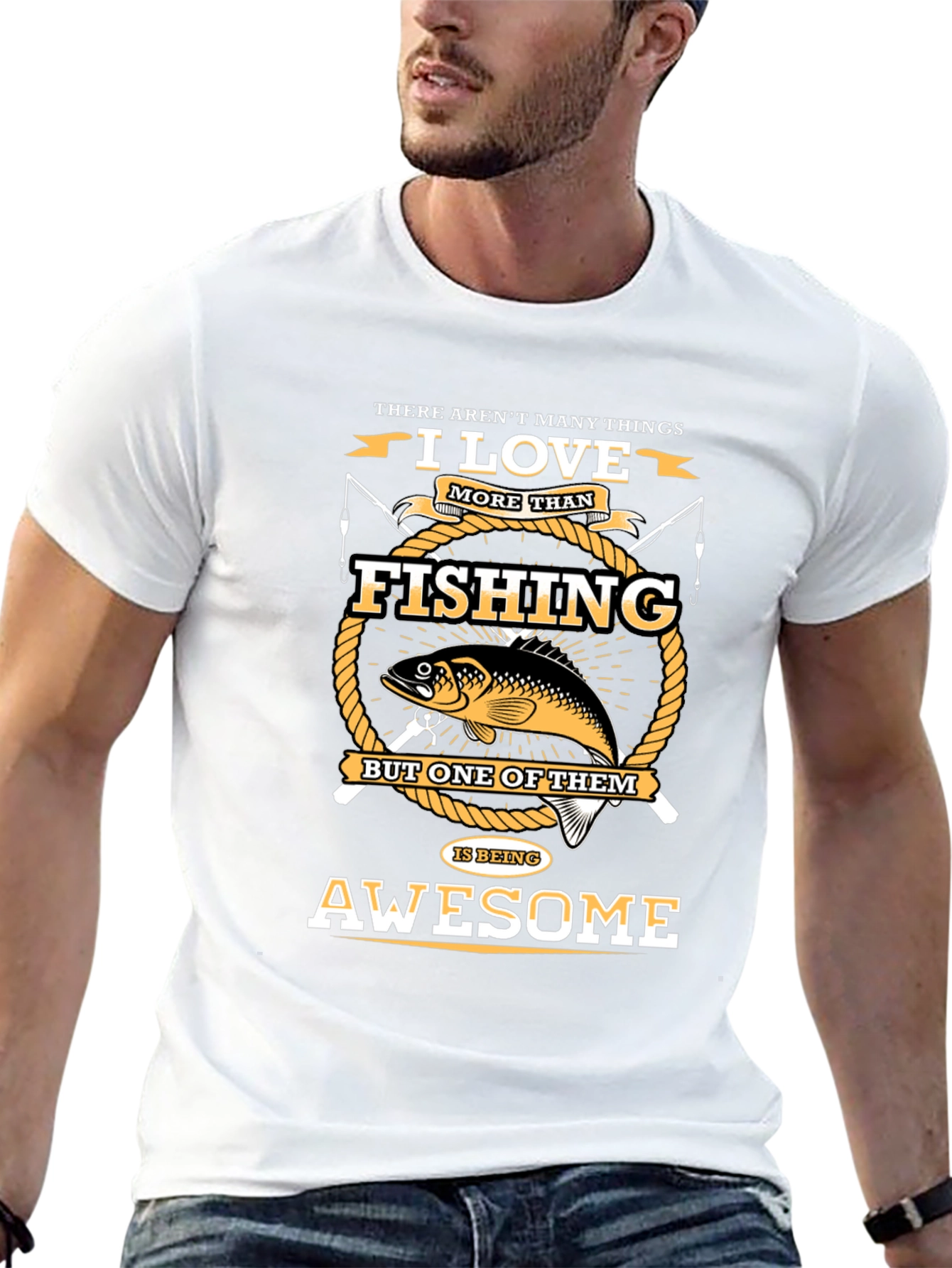 Fishing Awesome T-Shirt | Mens Graphic Tee