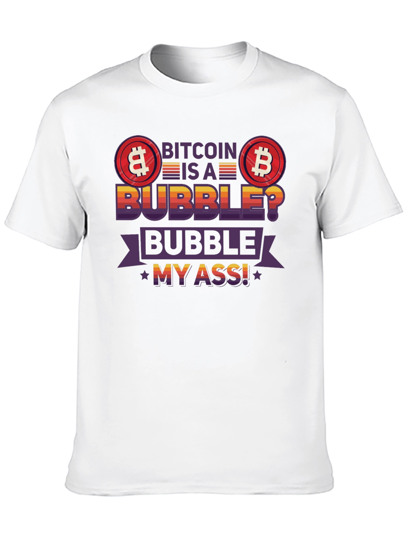 Bitcoin Bubble Graphic Tee