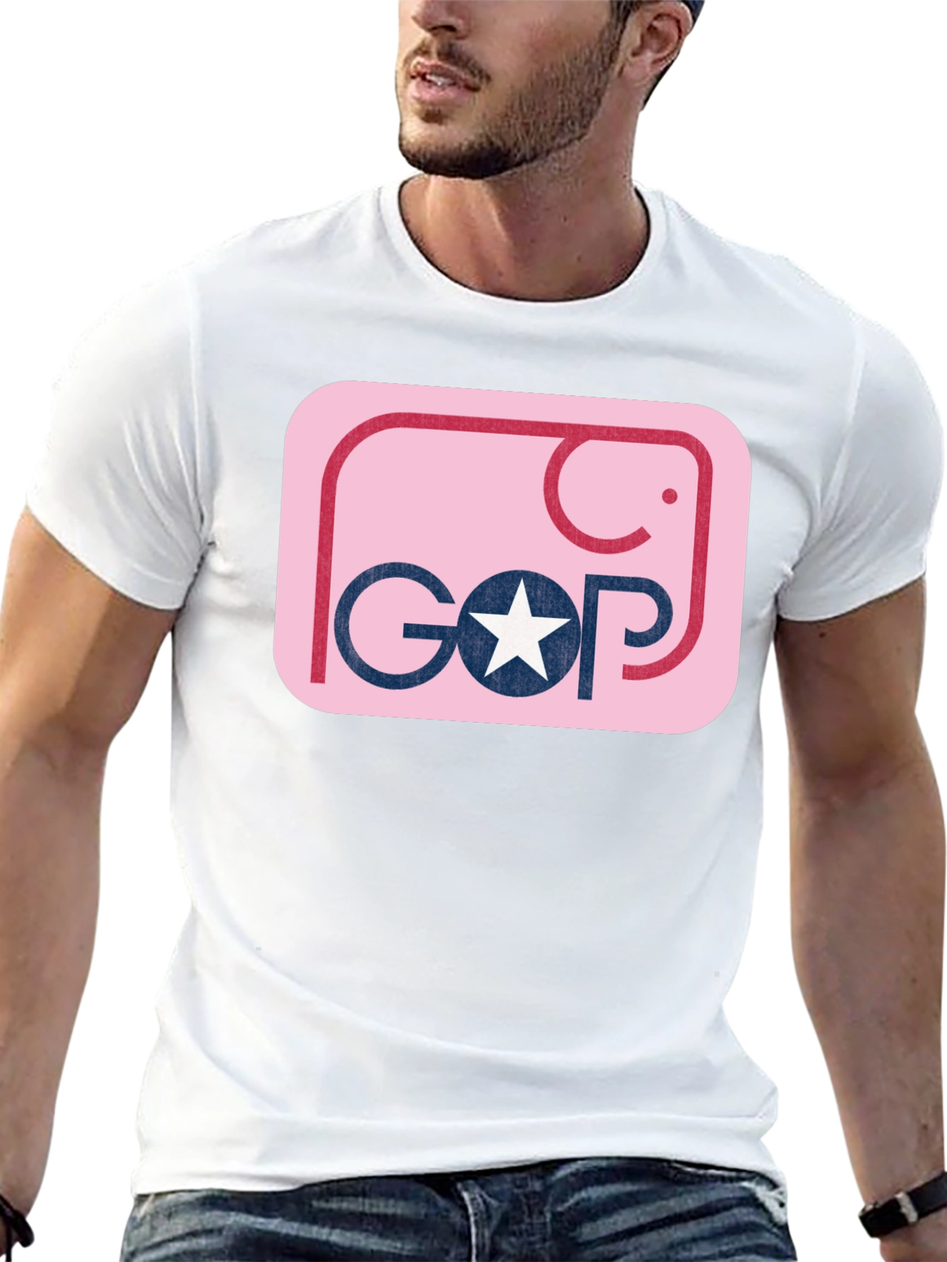 GOP Elephant Graphic T-Shirt - Political Tee