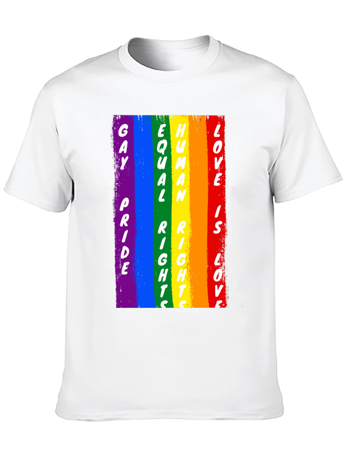 Gay Pride Human Rights Love Rainbow T-Shirt