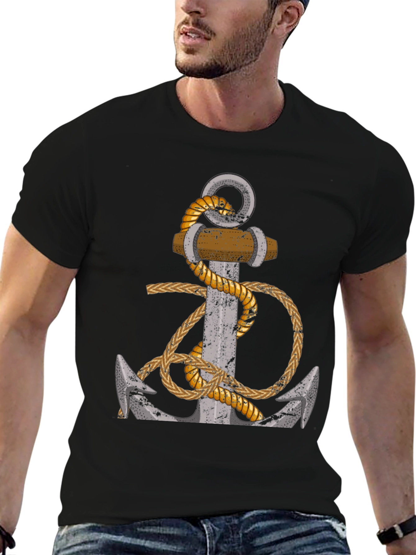 Anchor & Rope Graphic T-Shirt