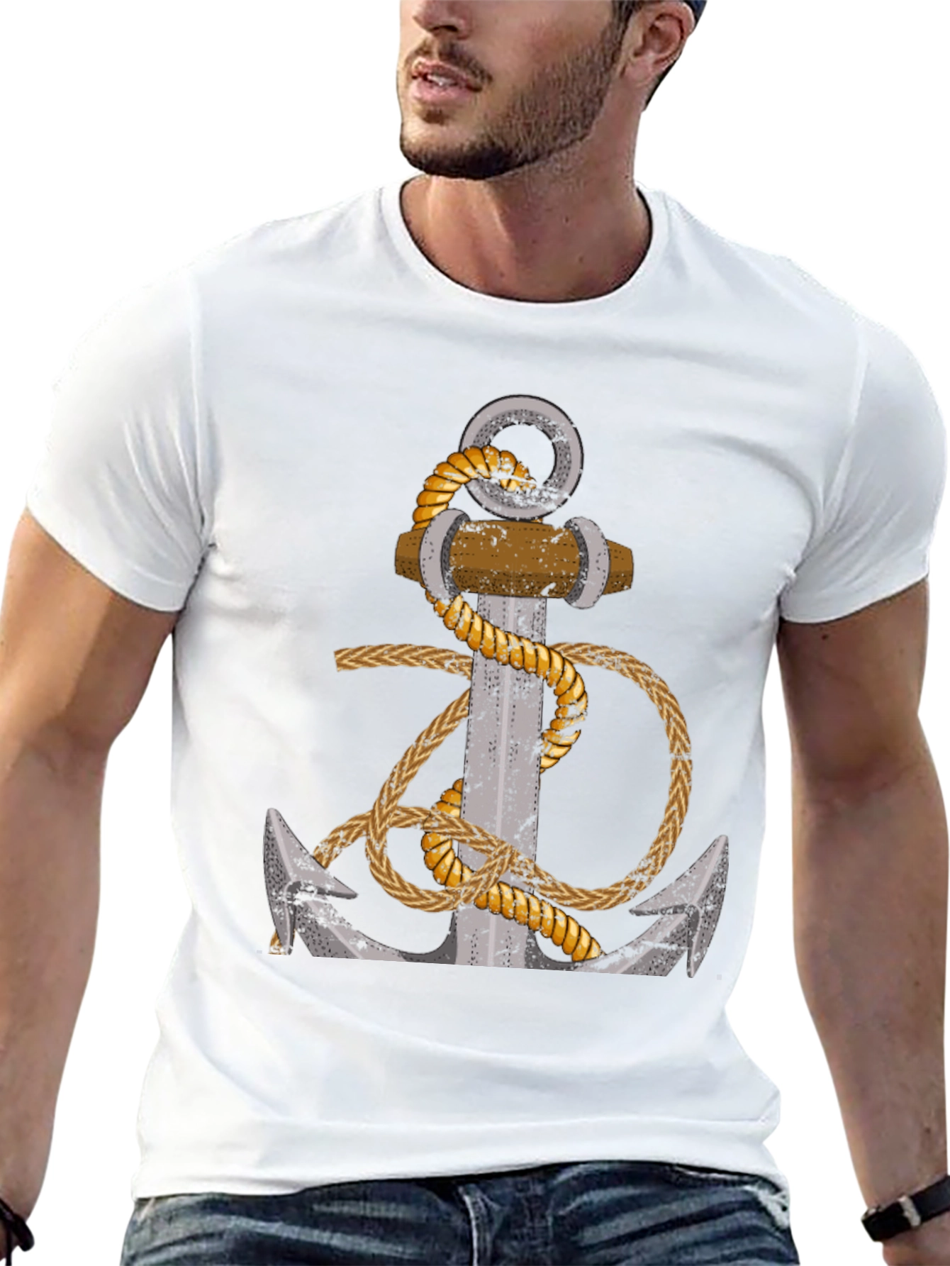 Anchor & Rope Graphic T-Shirt