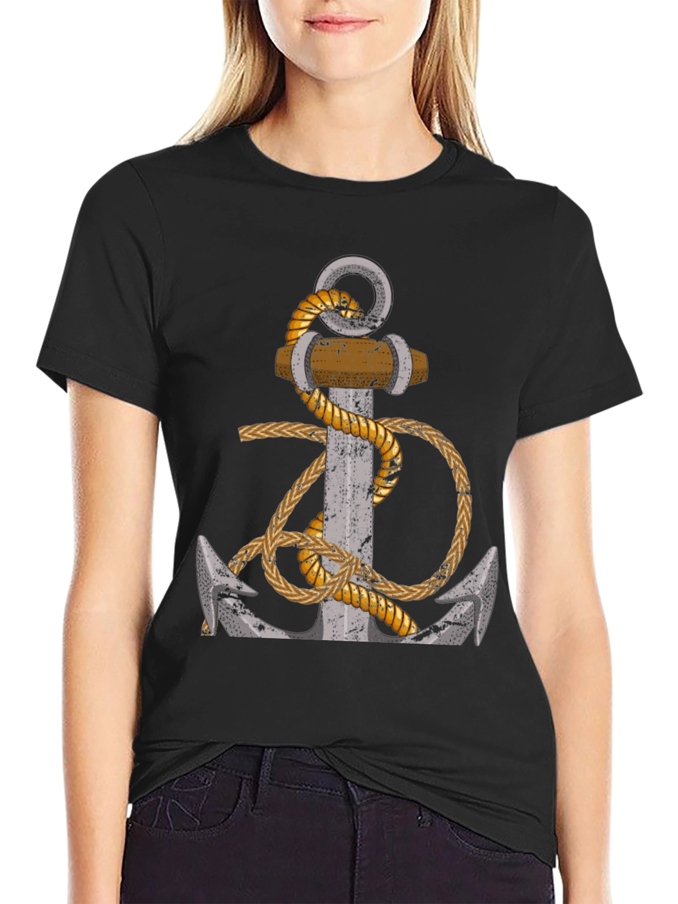 Anchor & Rope Graphic T-Shirt
