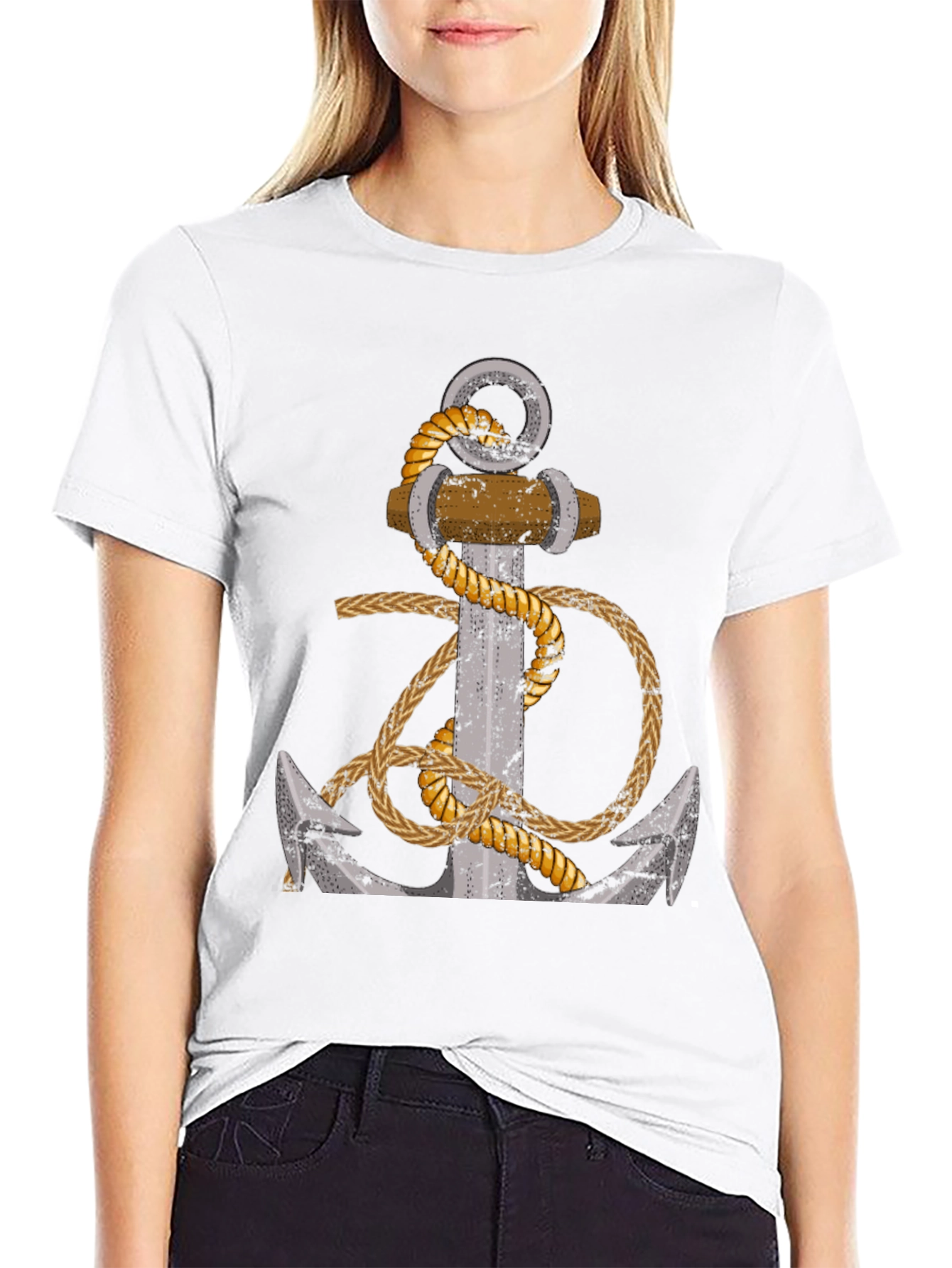 Anchor & Rope Graphic T-Shirt