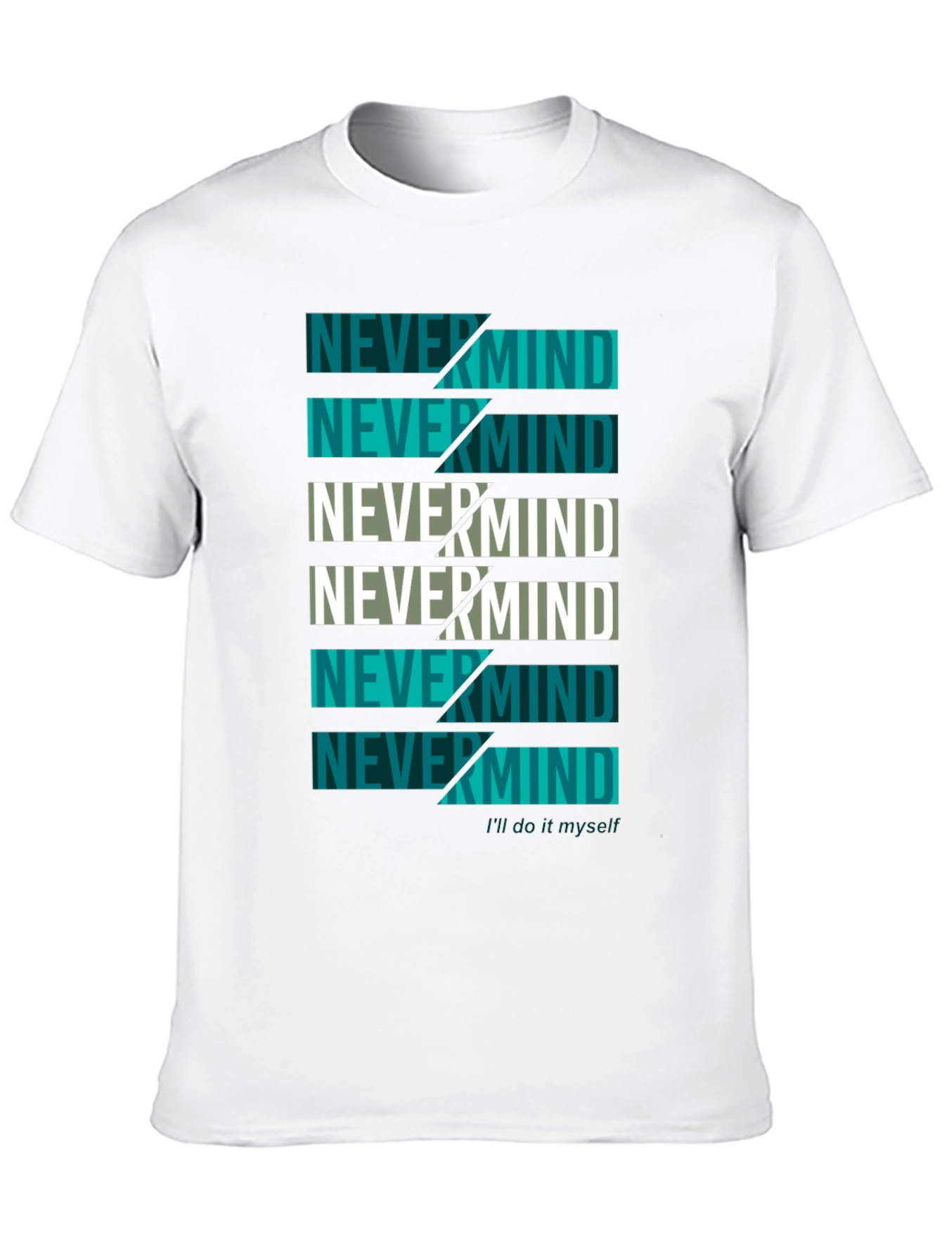 Nevermind Graphic Print Crew Neck T-Shirt
