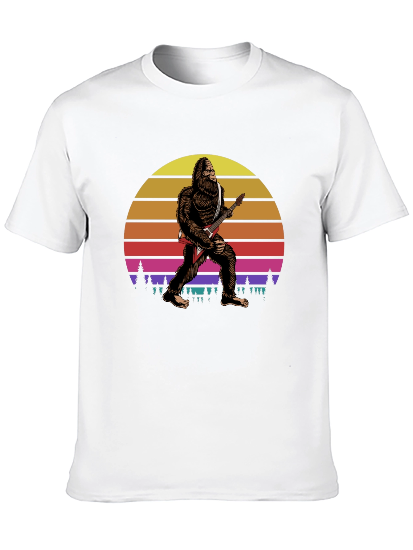 Bigfoot Guitar Player T-Shirt