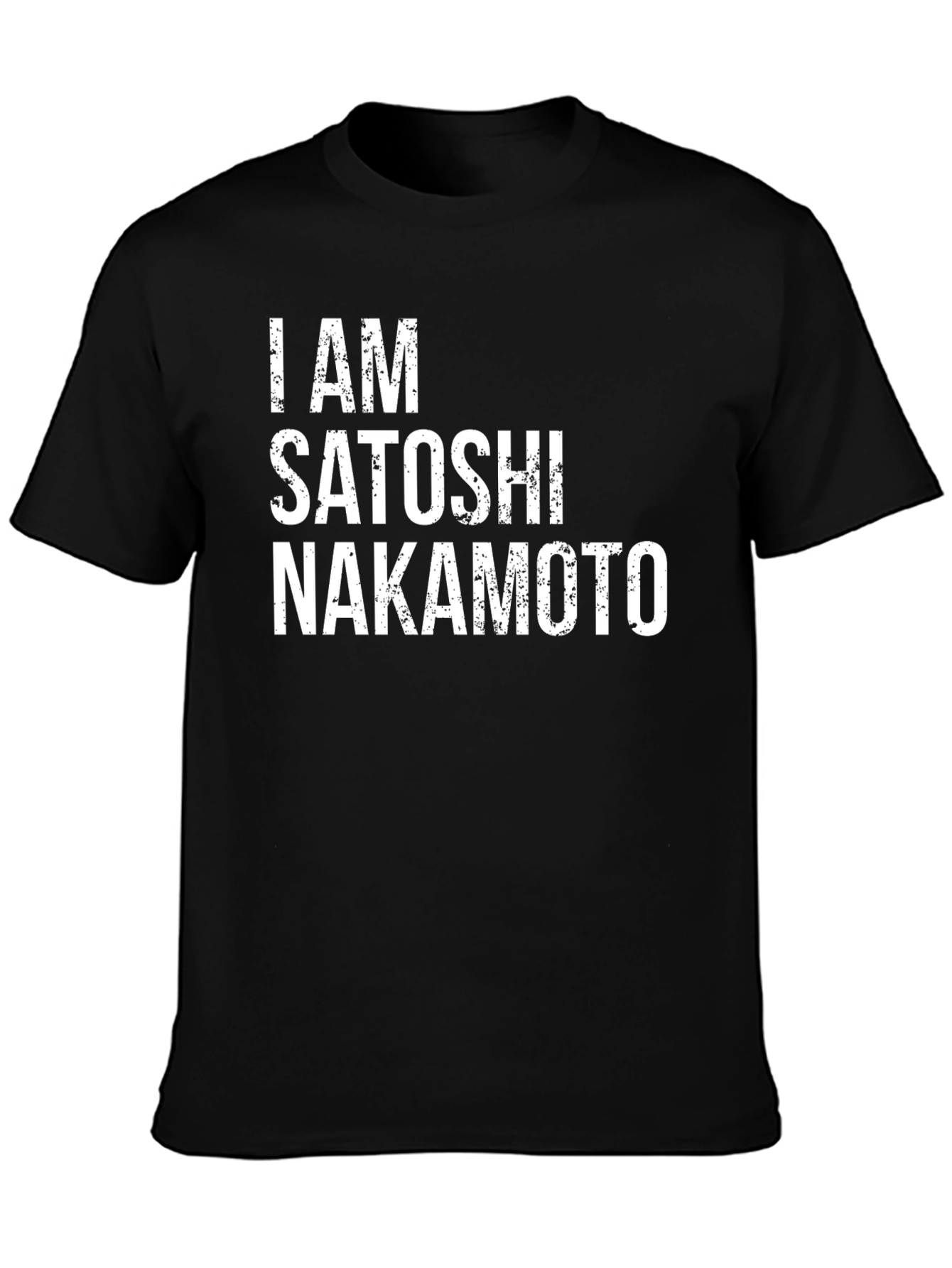 I AM Satoshi Nakamoto T-Shirt Crypto Blockchain Tee