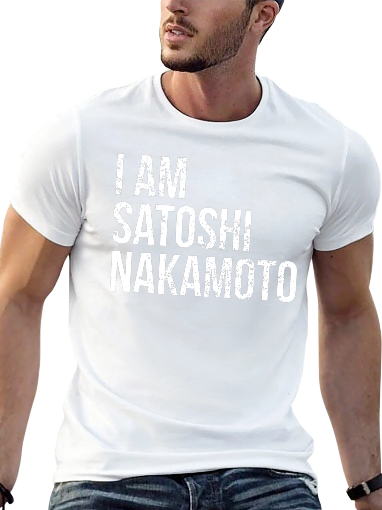 I AM Satoshi Nakamoto T-Shirt Crypto Blockchain Tee