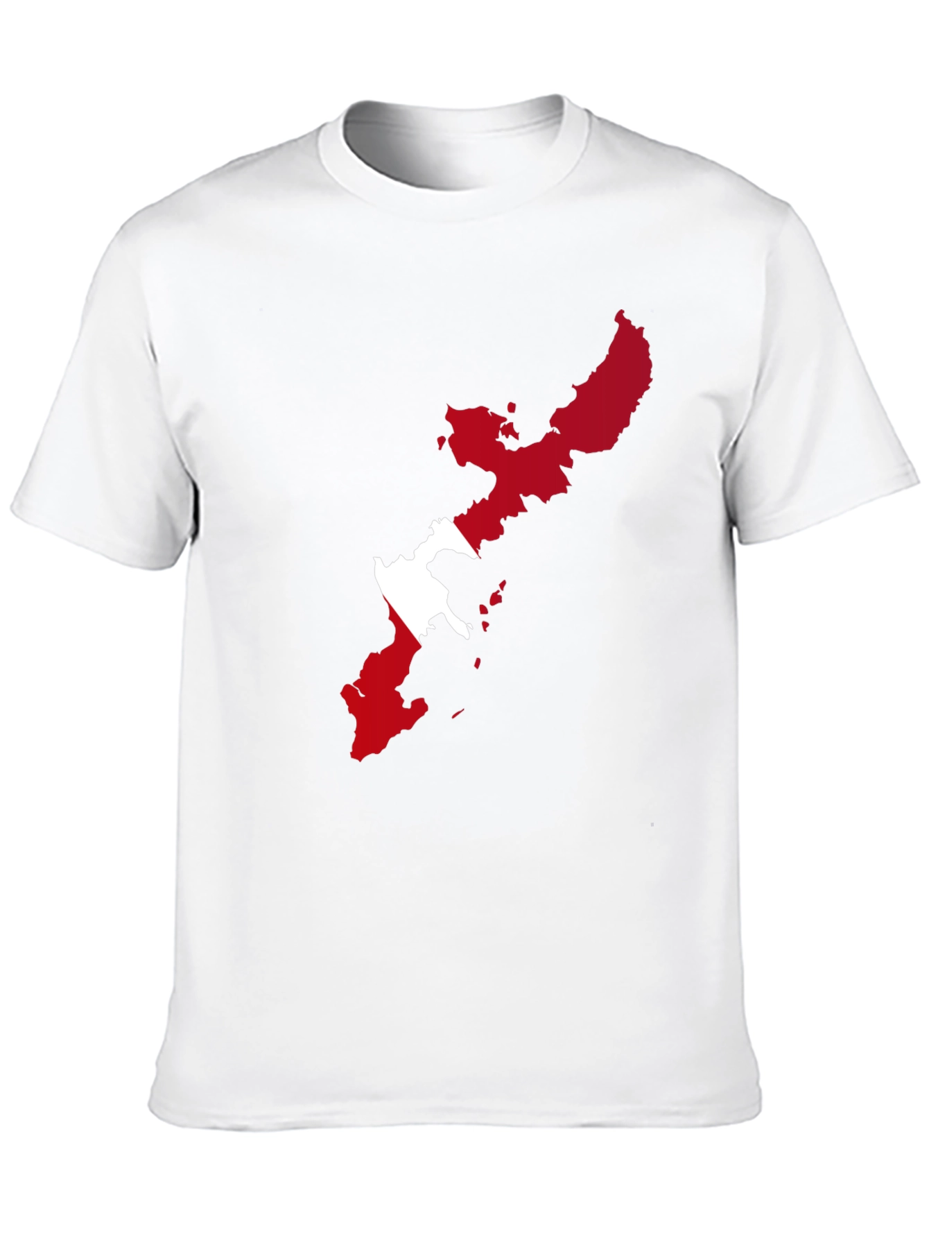Okinawa Japan T-Shirt - Island Map Design