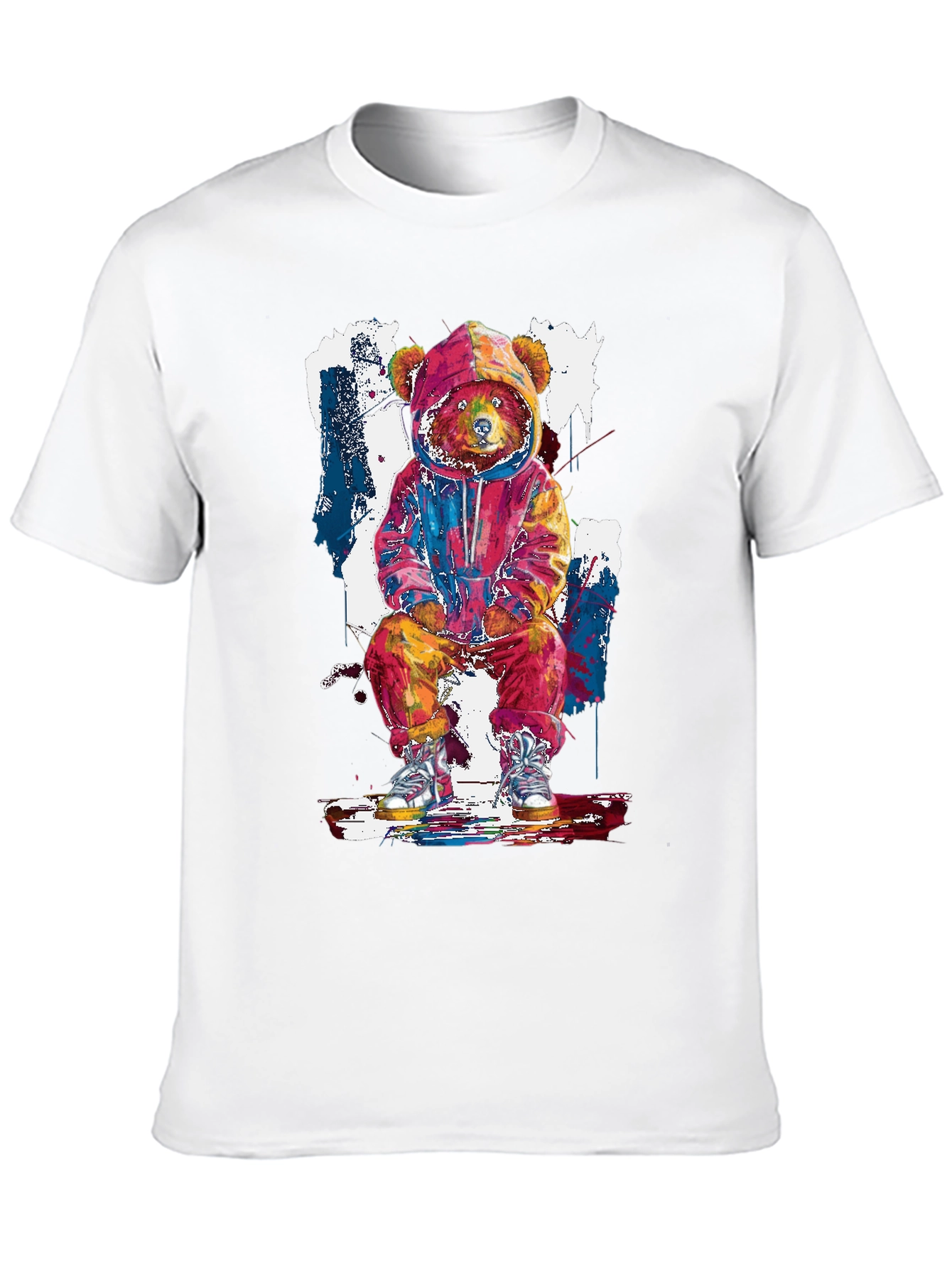 Urban Bear Graphic Tee - Cool Streetwear Style
