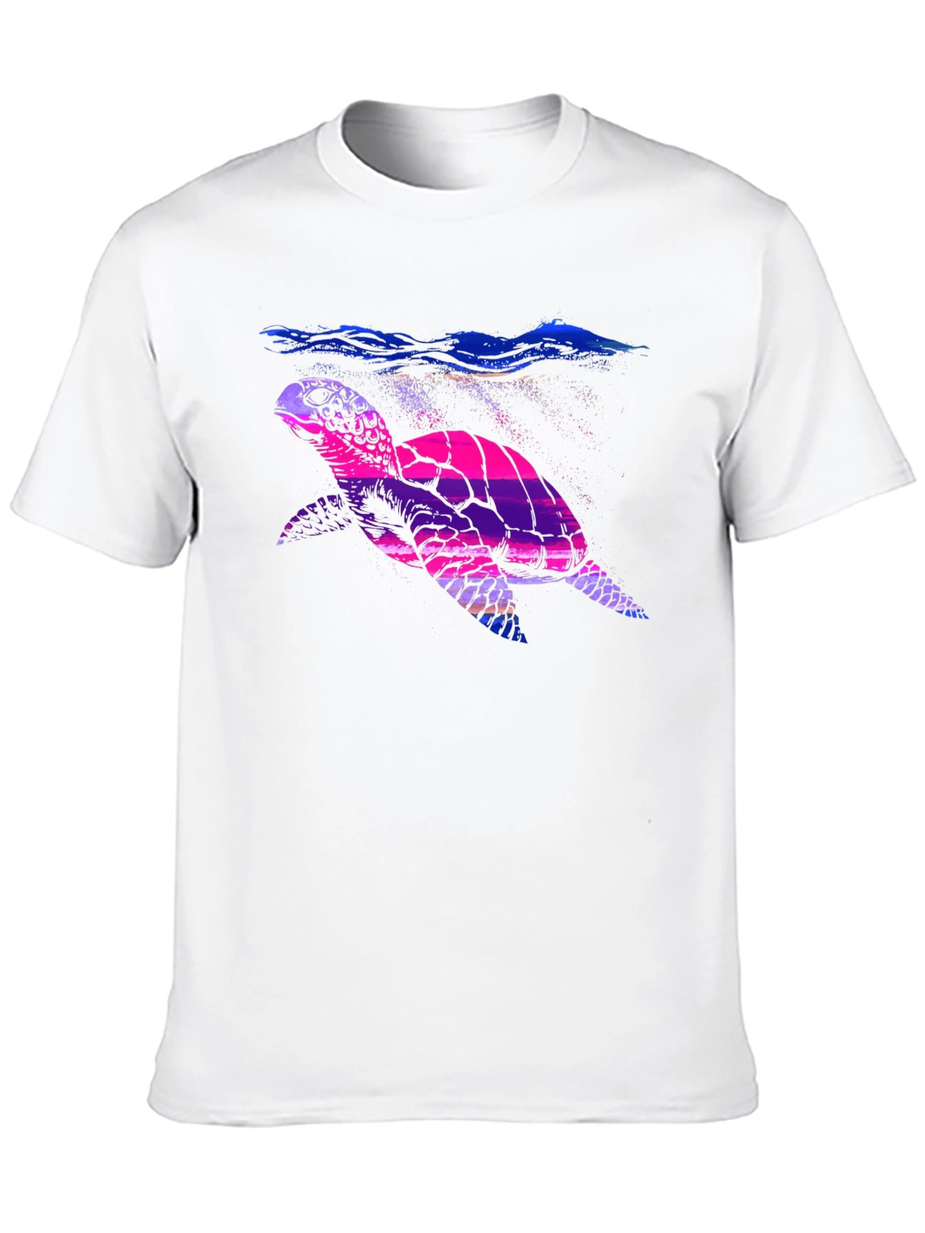 Sea Turtle Graphic Tee - Vibrant Ocean Print