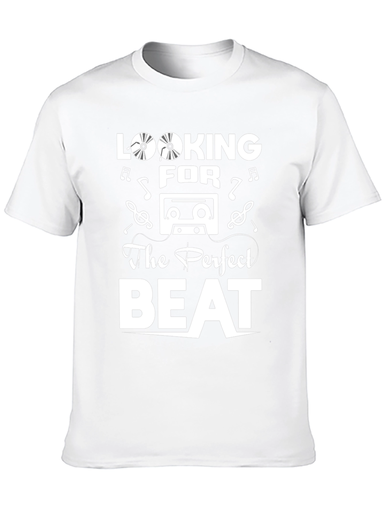 Looking for the Perfect Beat Black T-Shirt