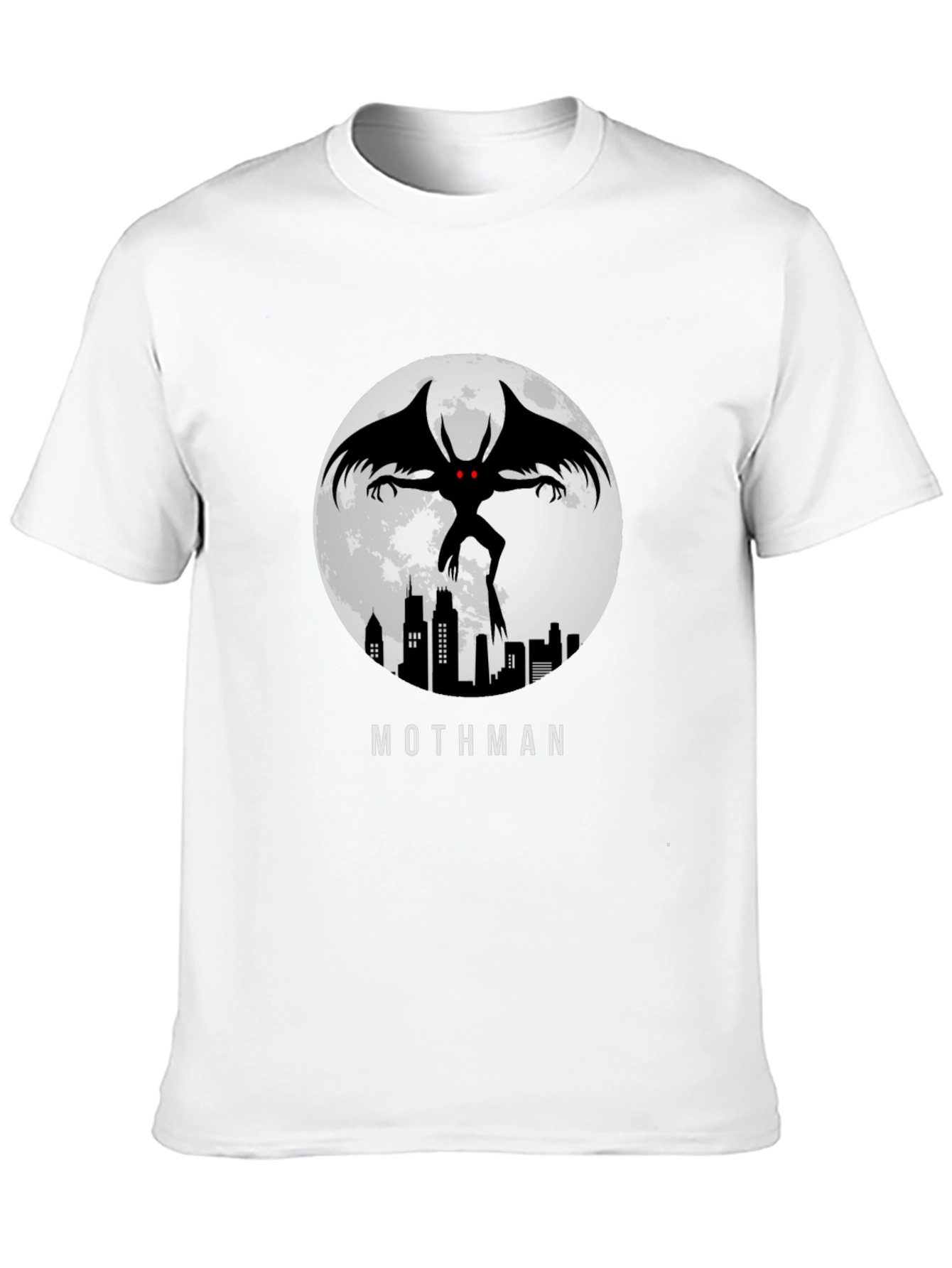 Mothman T-Shirt - City Silhouette - Graphic Tee