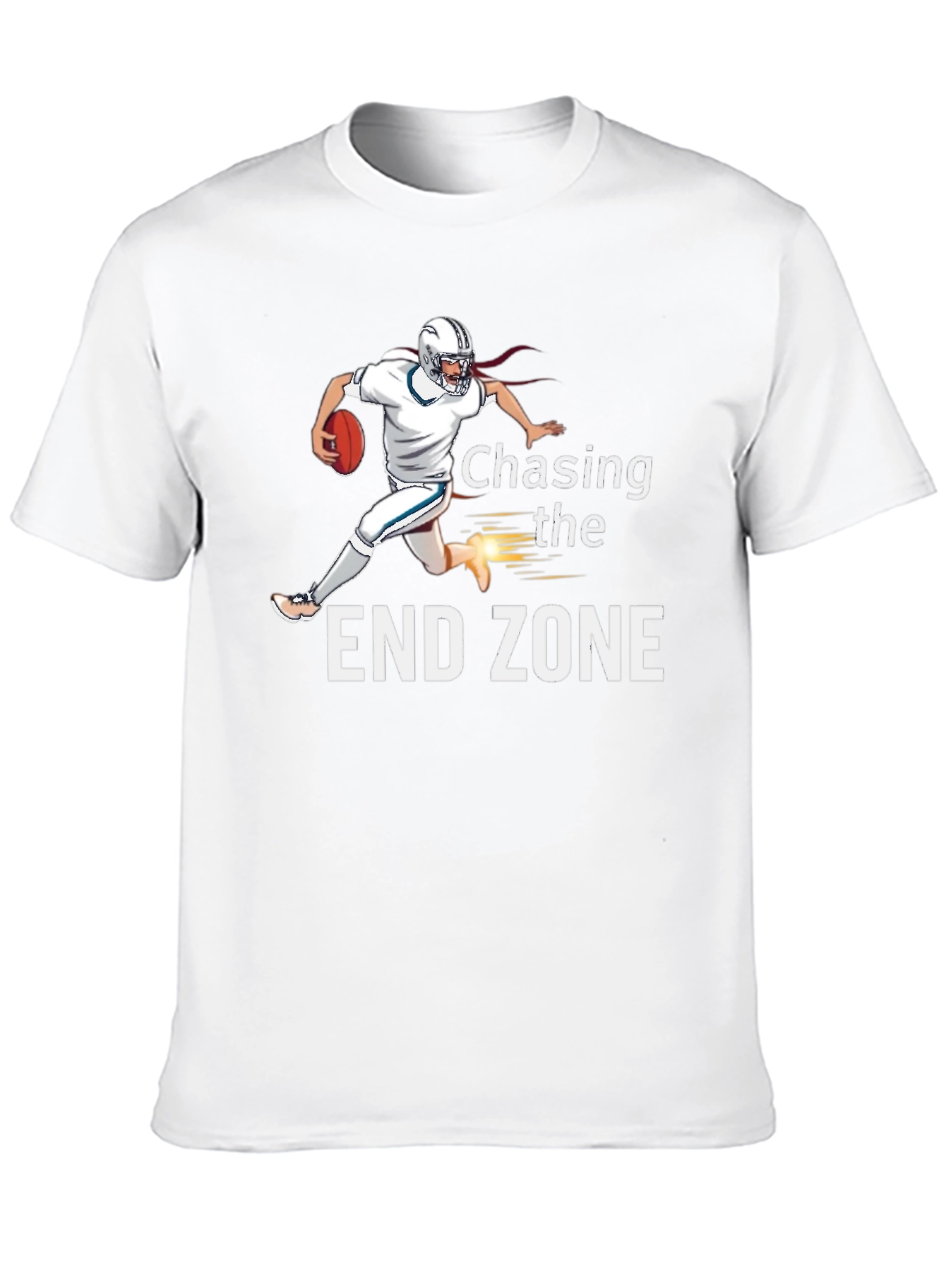 Chasing the End Zone Graphic T-Shirt