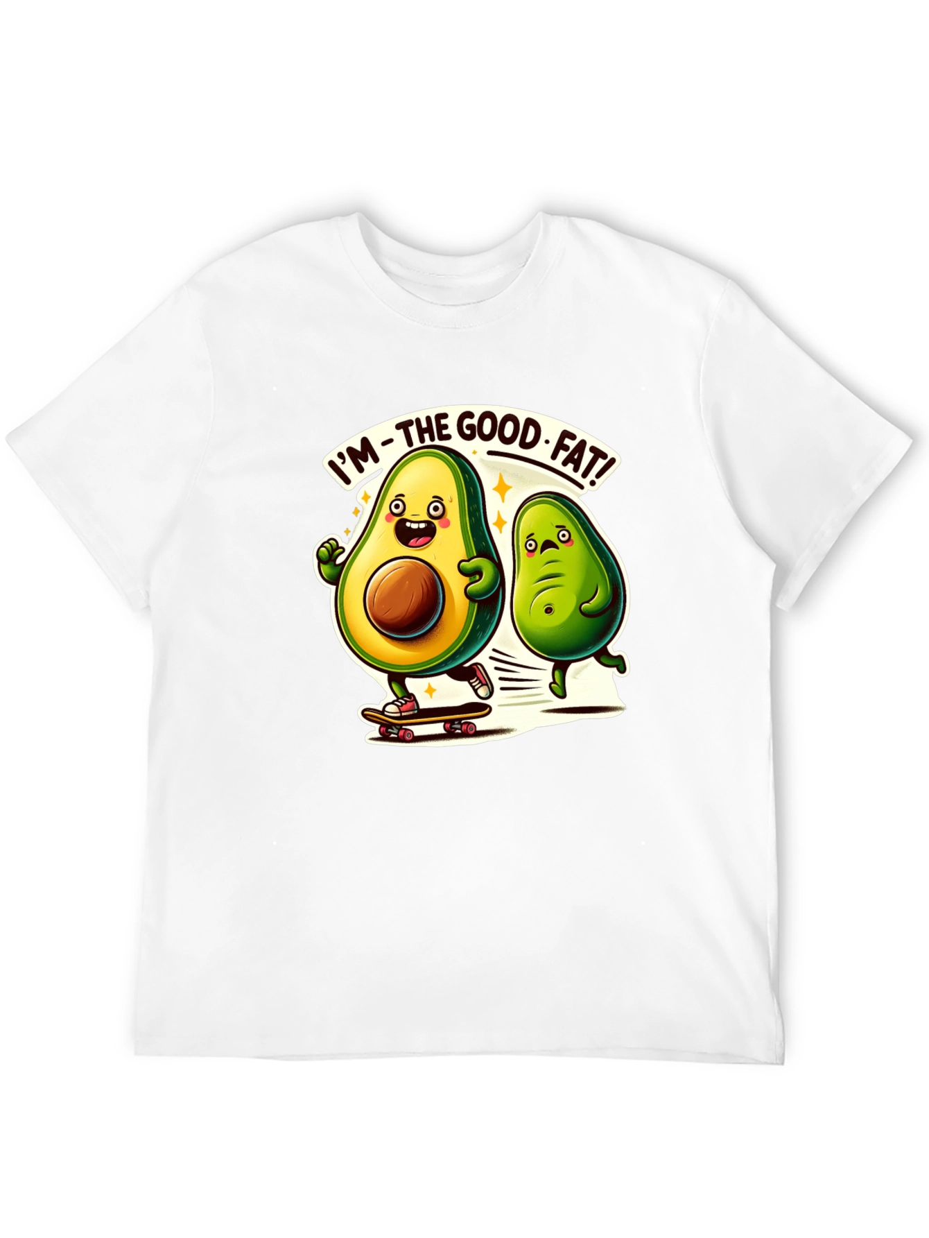 Avocado Good Fat Black T-Shirt