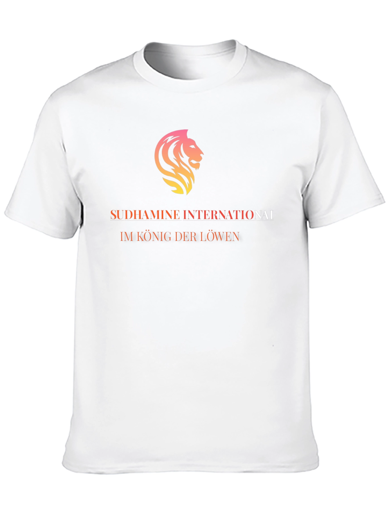 Sudhamine International Lion Graphic Tee