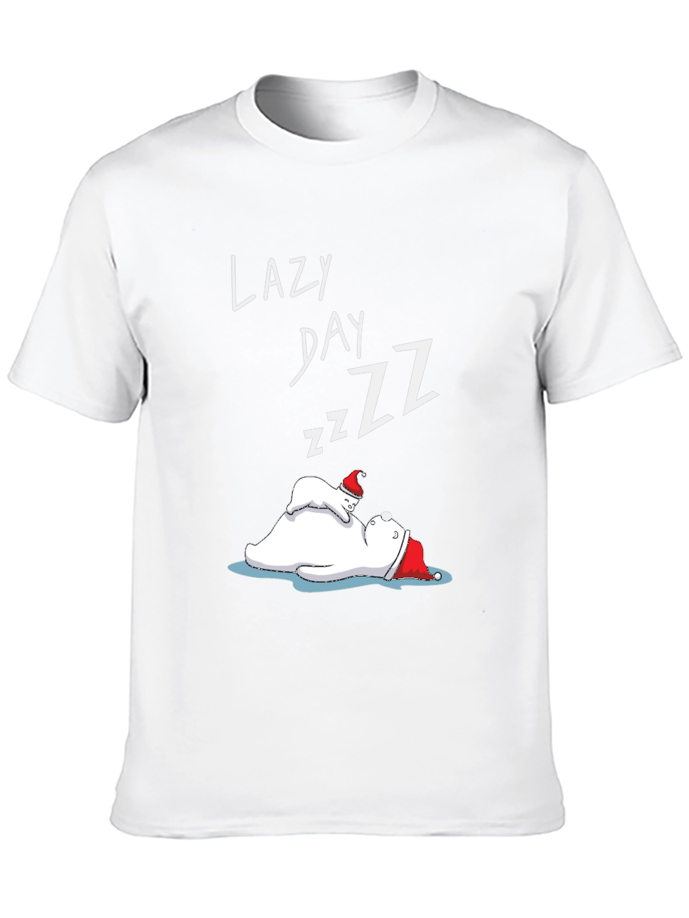 Lazy Day Polar Bear Graphic Tee