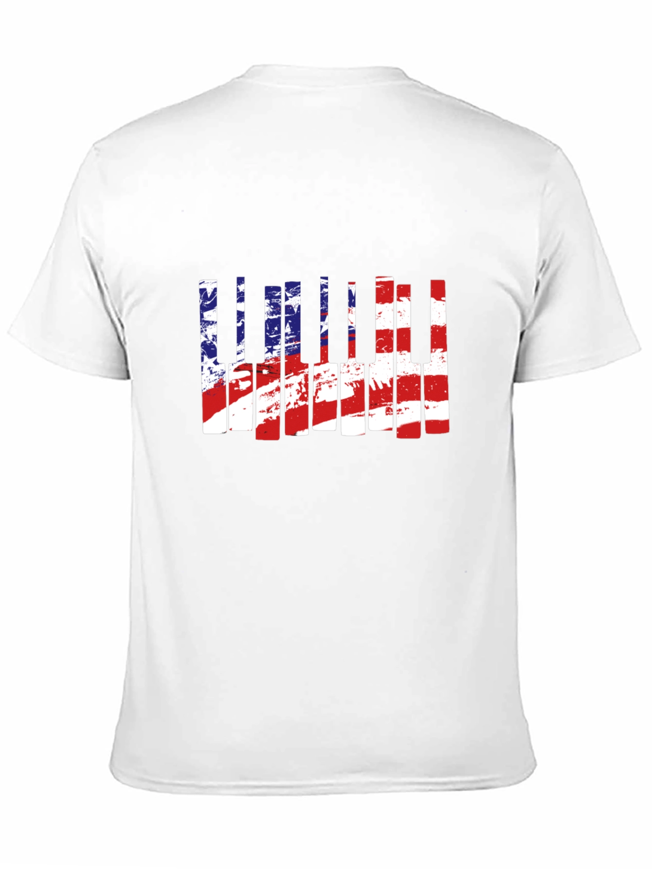 American Flag Piano T-Shirt