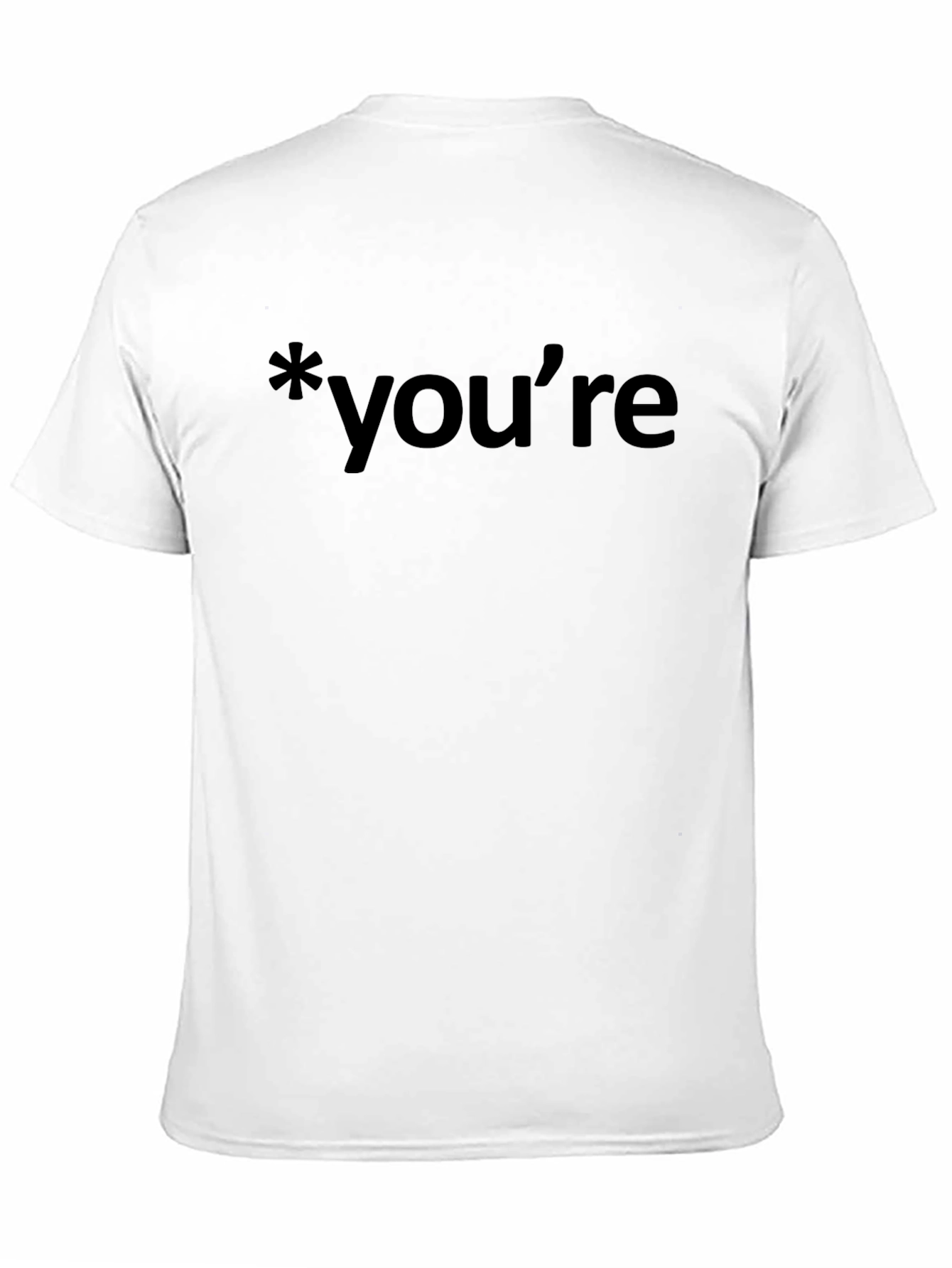 *youre Correct Grammar Black T-Shirt