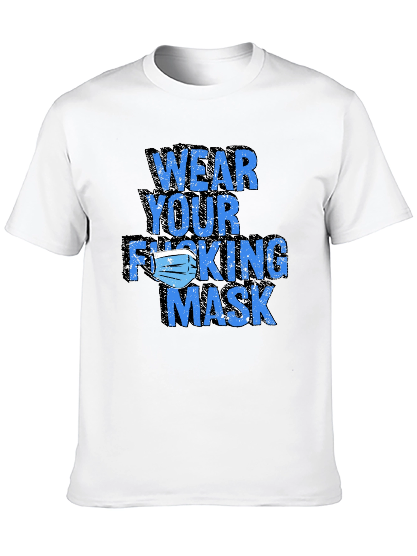 Wear Your Mask Graphic Tee - Black