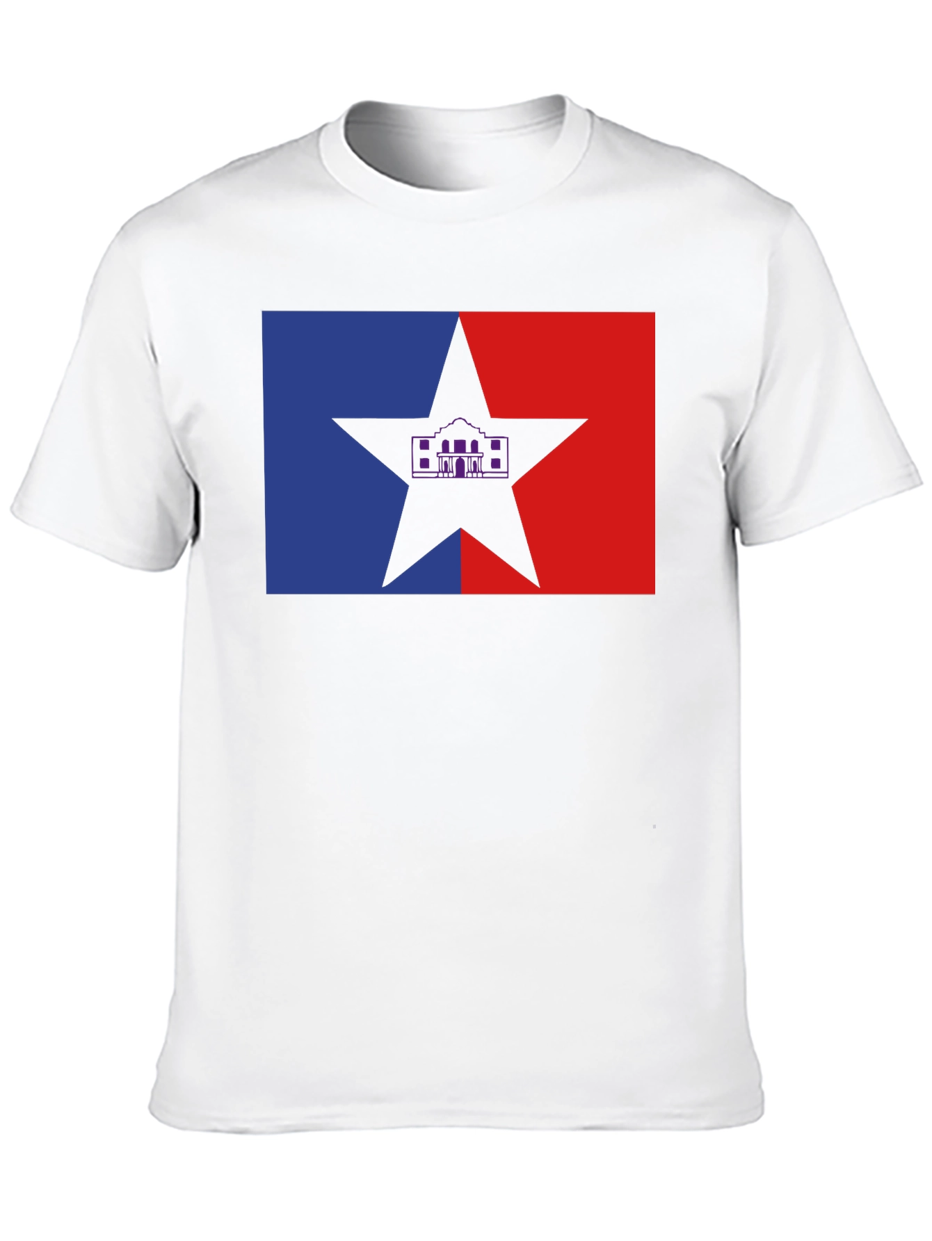 Texas Star Alamo T-Shirt - Black Cotton Tee
