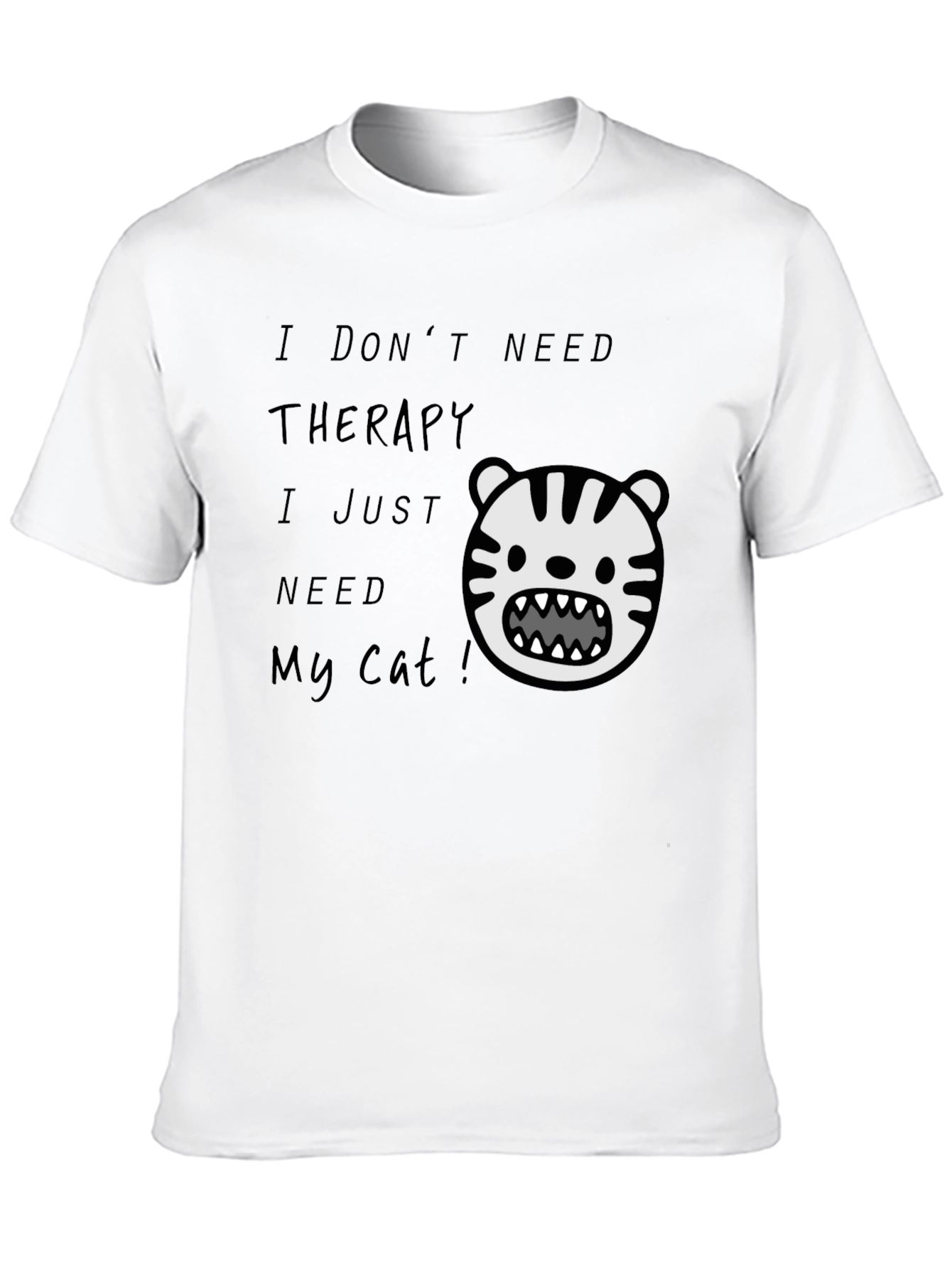 Therapy Cat T-Shirt - Unisex Cotton Tee