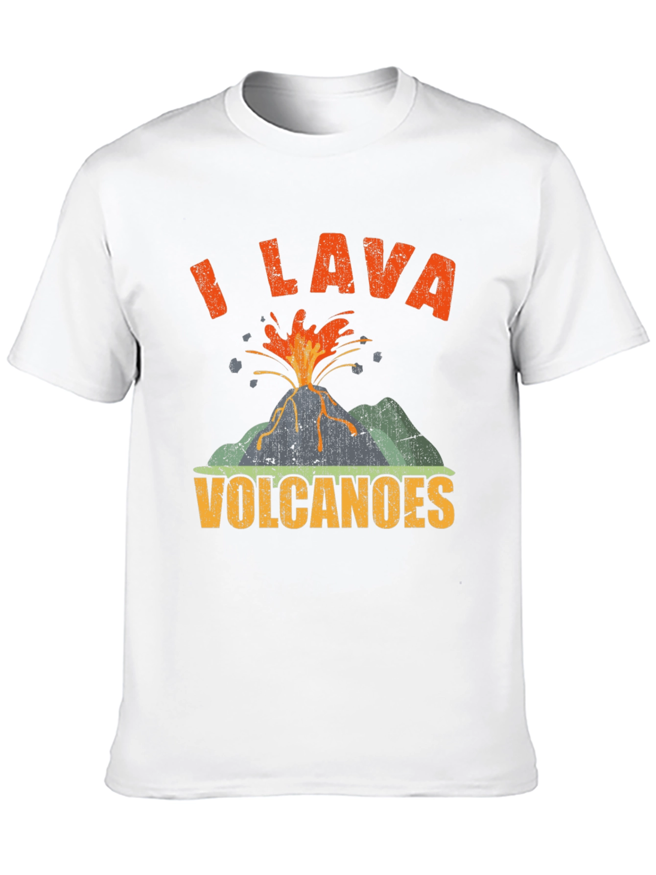 I Lava Volcanoes T-Shirt Funny Volcano Graphic Tee