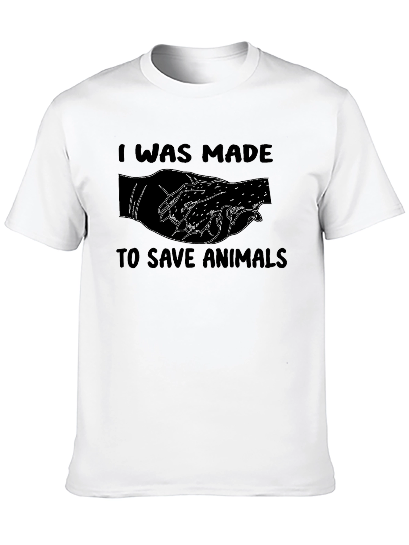 I Was Made To Save Animals Graphic Tee