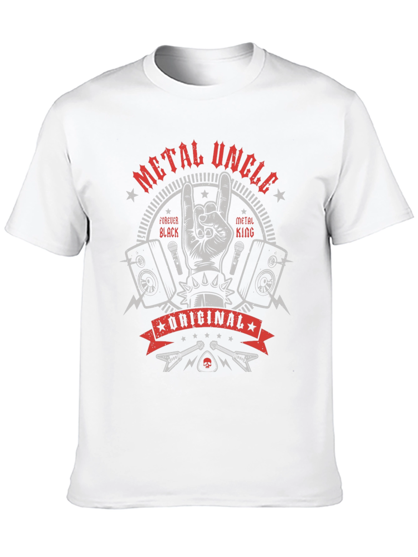 Metal Uncle T-Shirt - Rock & Roll Graphic Tee